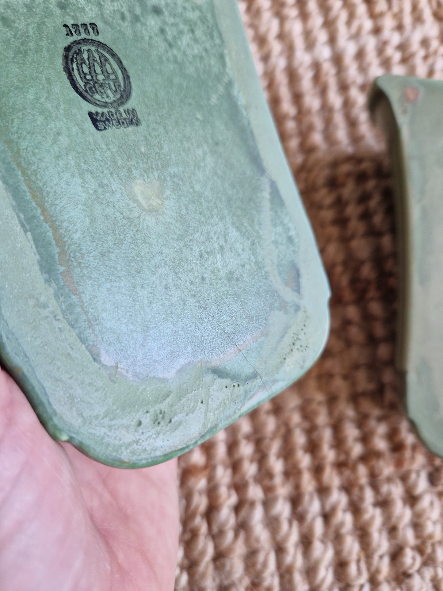Pair Of Arthur Percy Wall Vases For Gefle Sweden