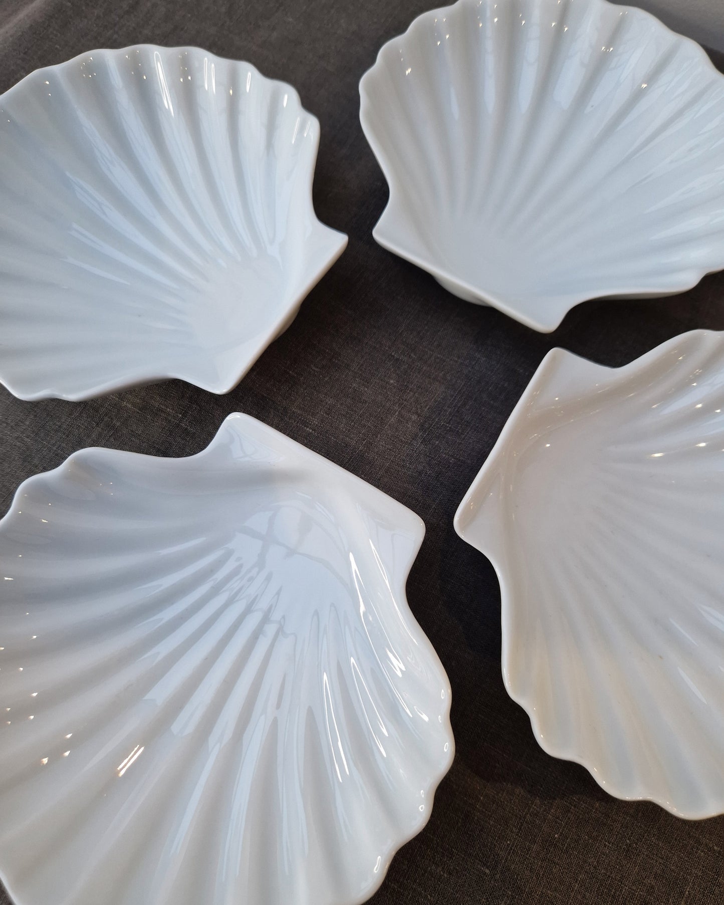 A Set of Four Shell Dishes