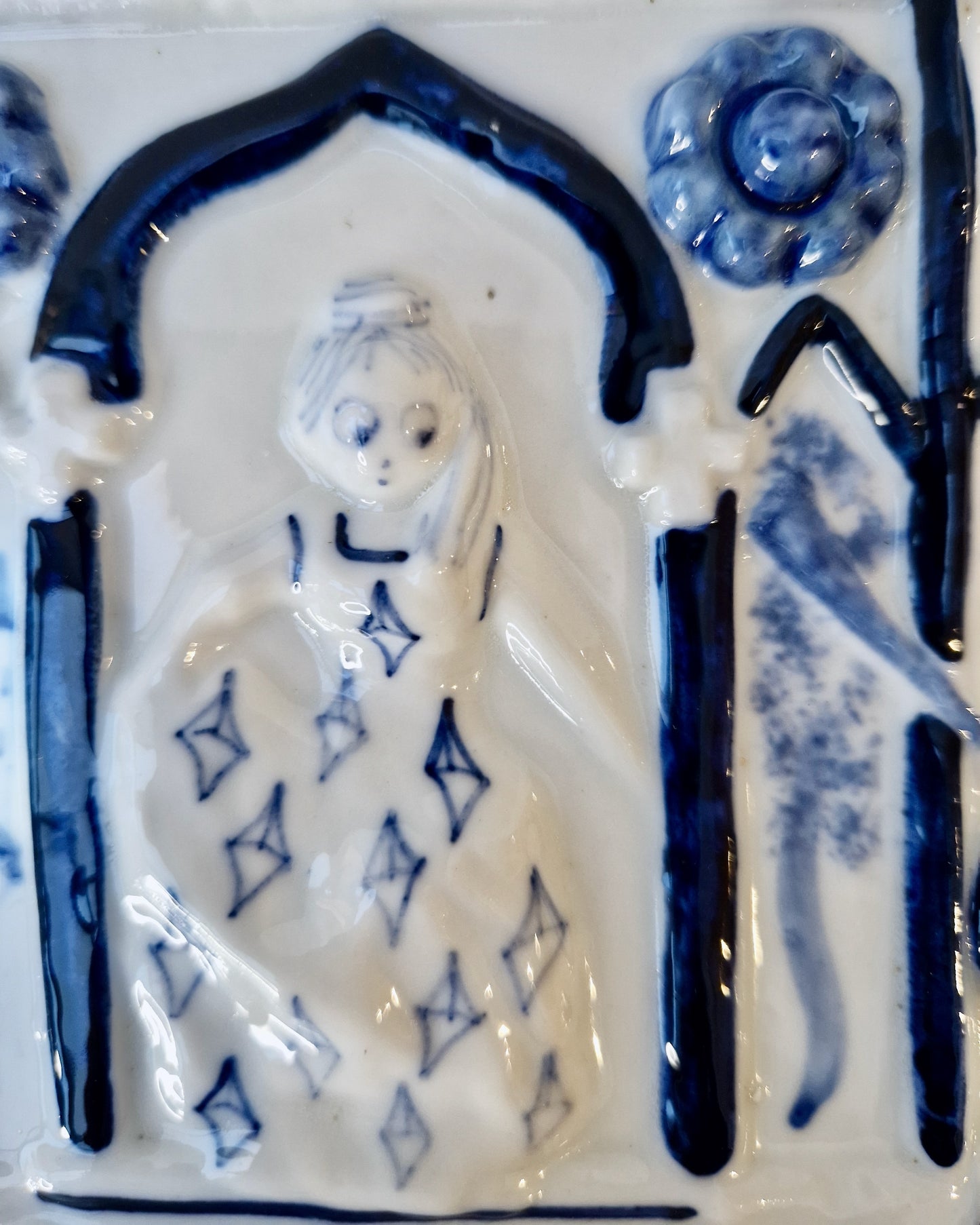 Wilfred Gibson Mondays Child Tile