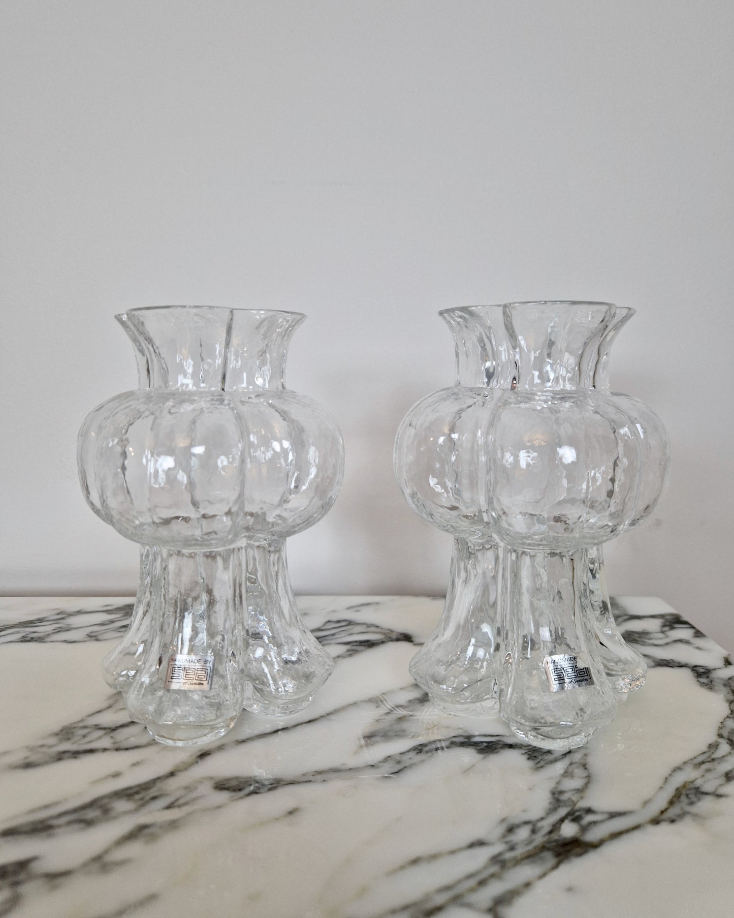 Pair of Vintage SEA Sweden Vases