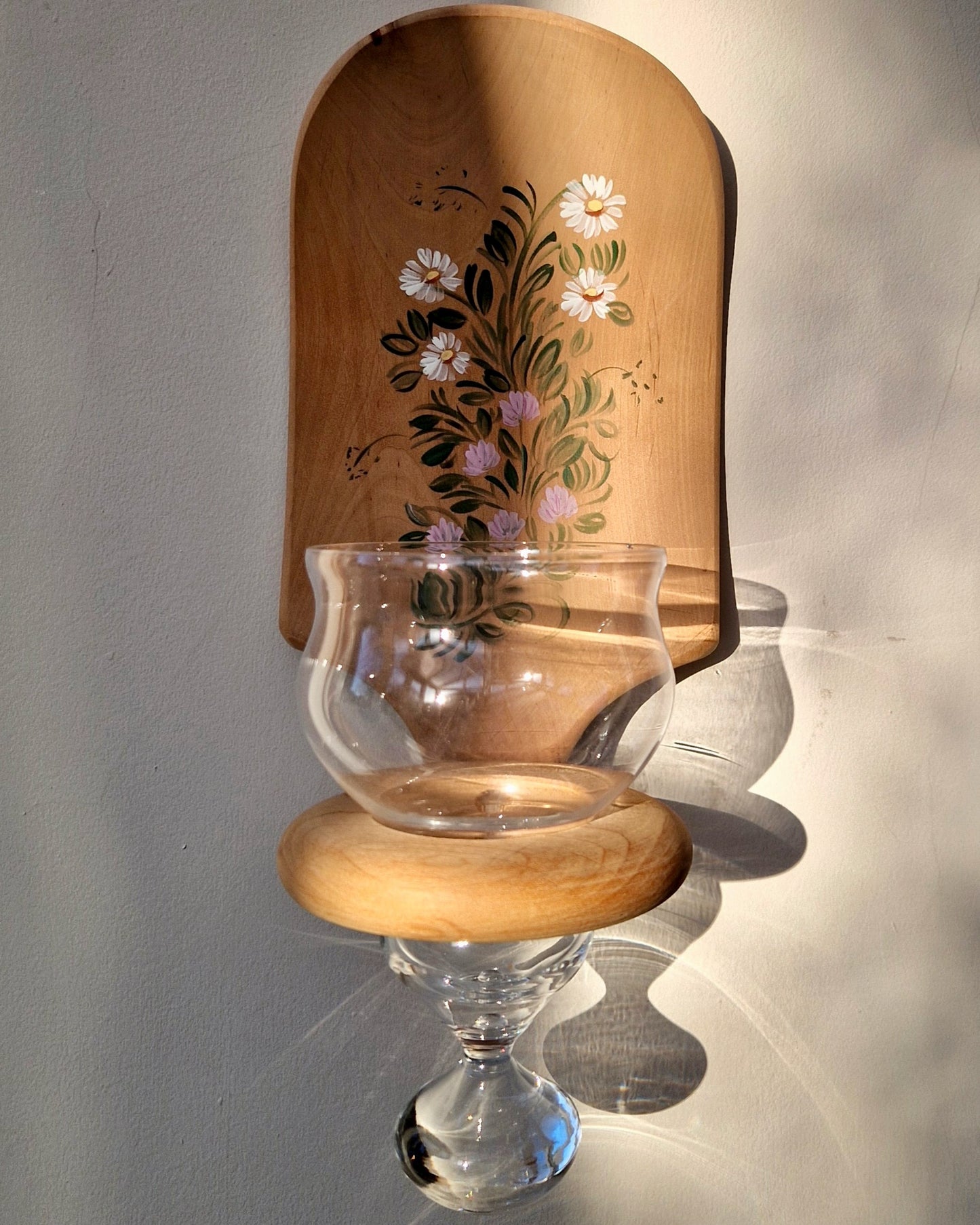 Floral Tealight Sconce