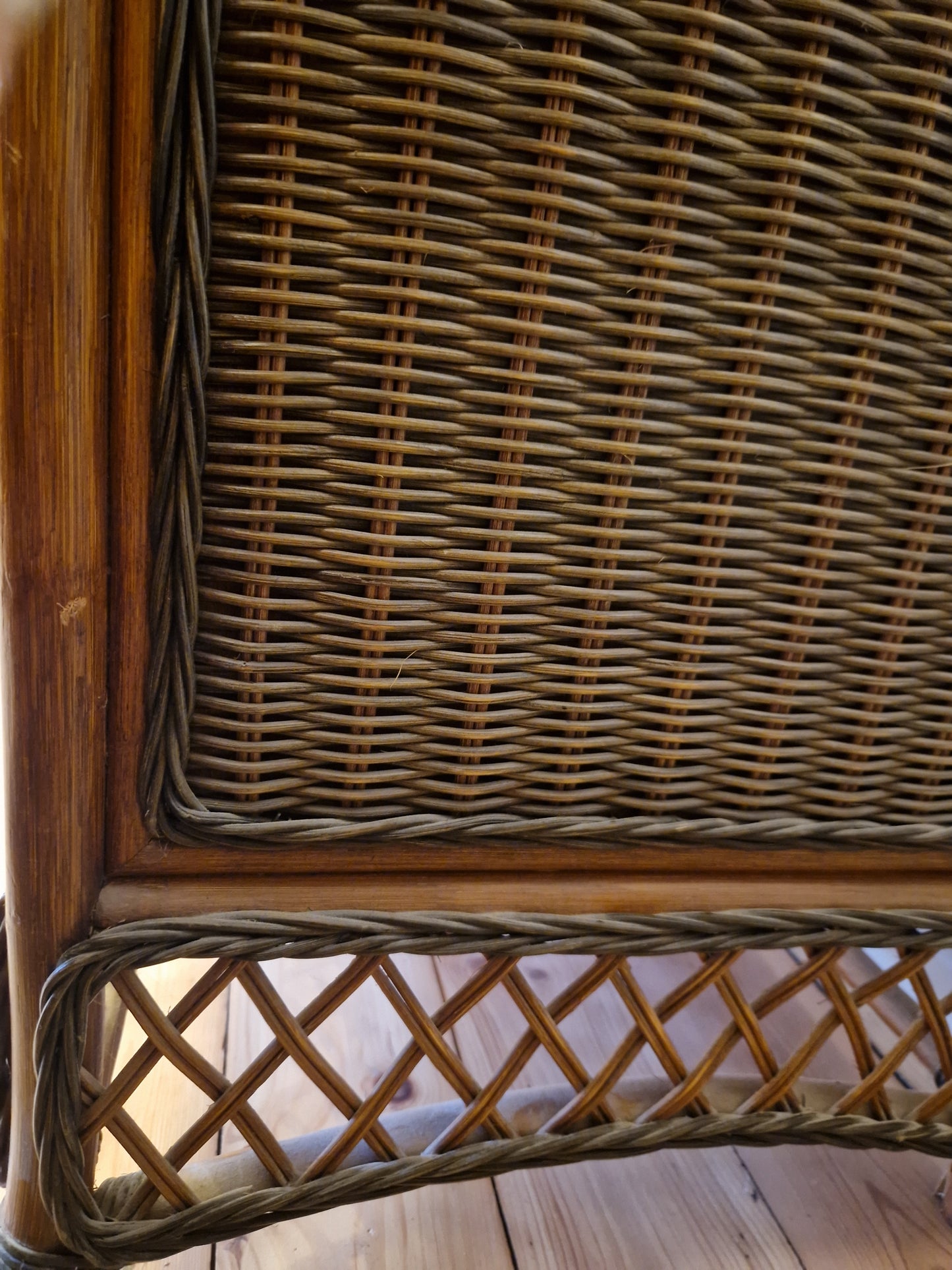 Wicker Rattan Chest Of Drawers Sideboard