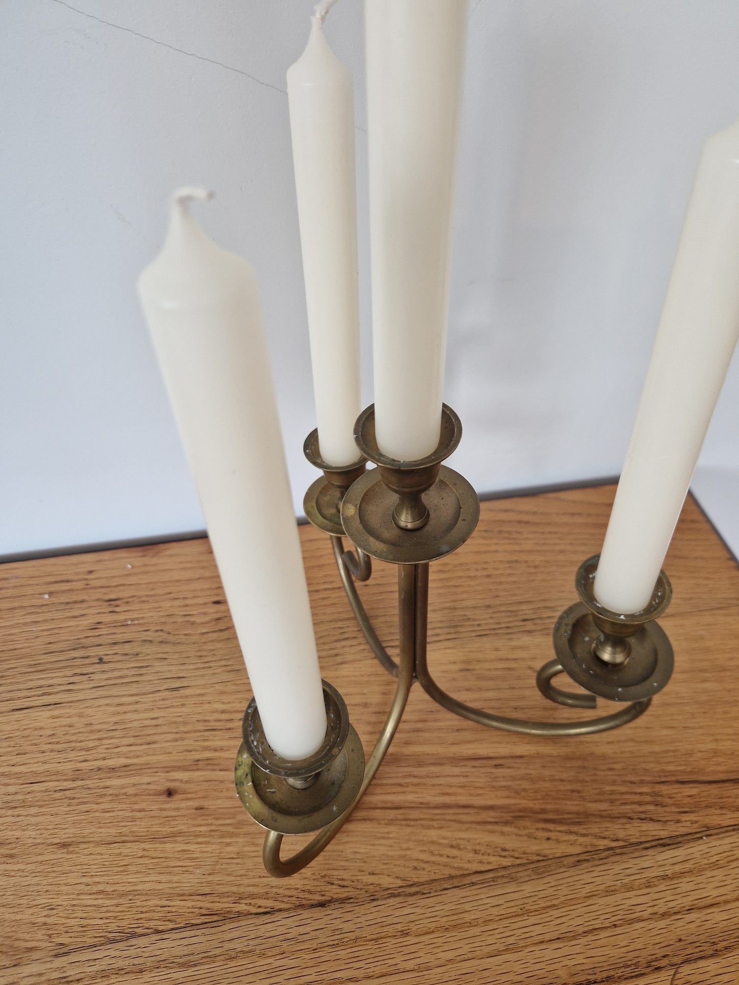 Vintage Brass Candleabra