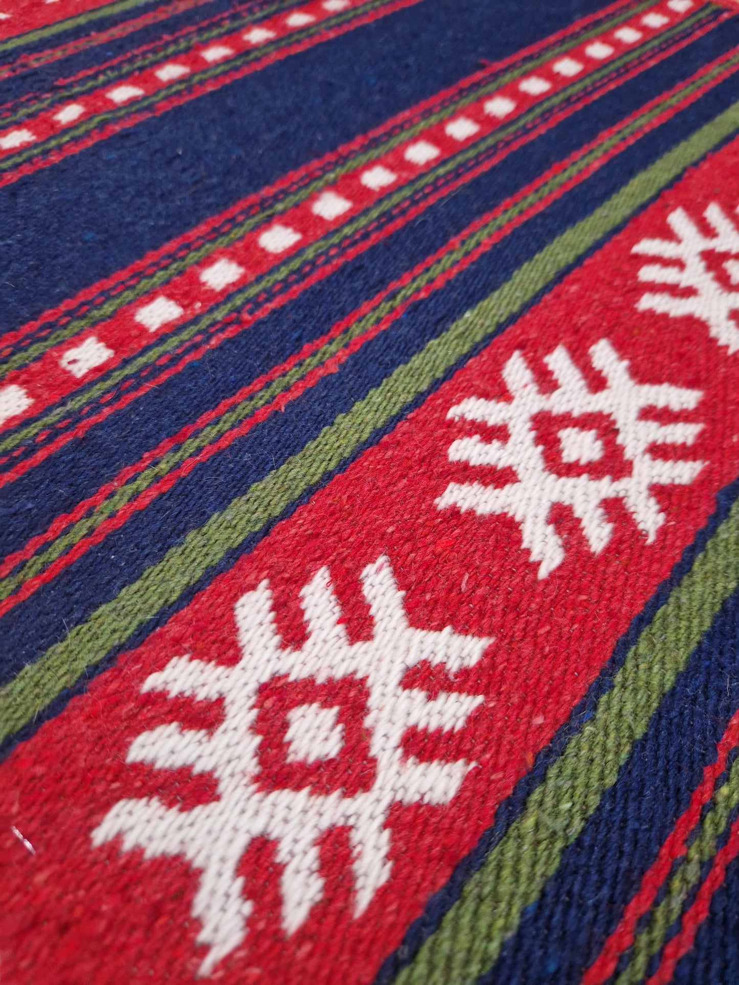 Vintage Wool Rug Runner