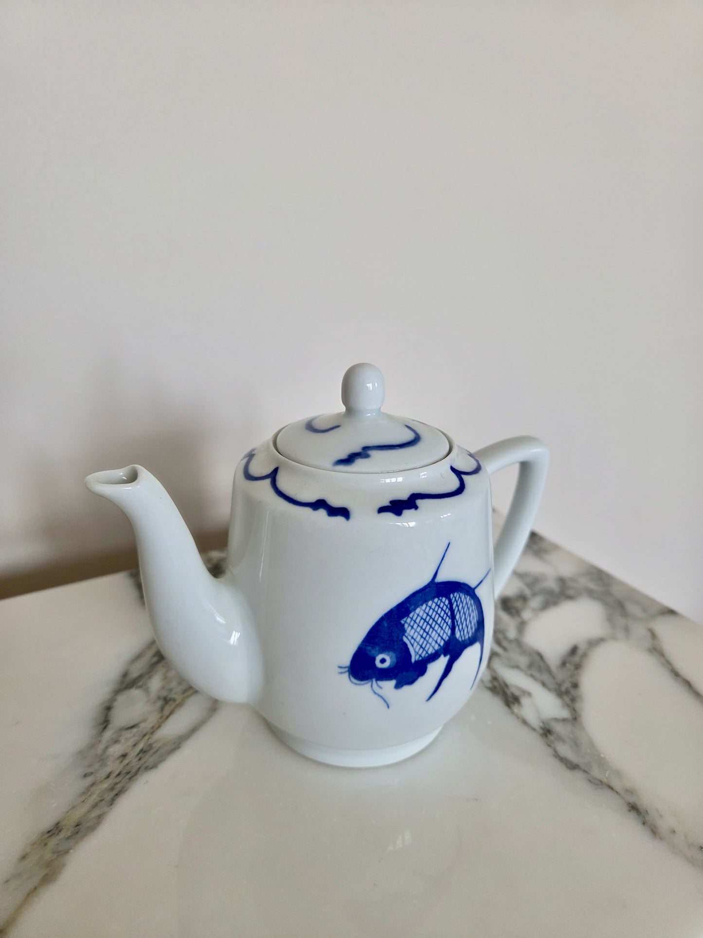 Hand Painted Fish Teapot