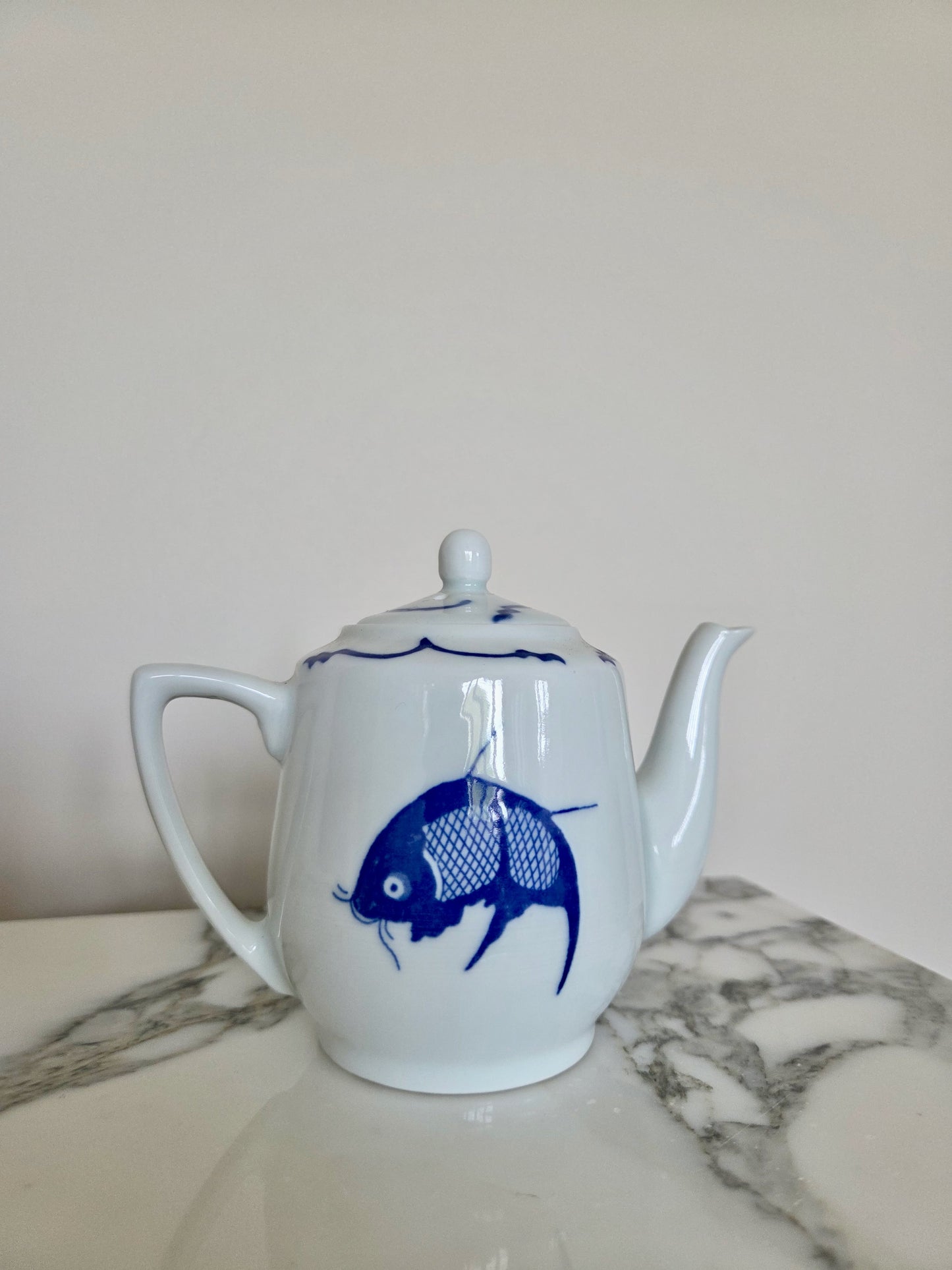 Hand Painted Fish Teapot