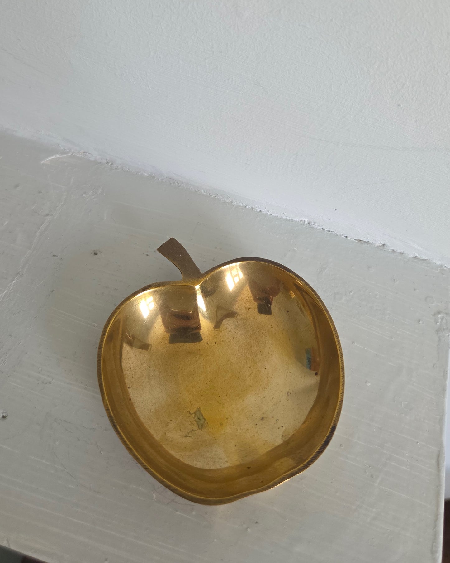 Brass Apple Dish