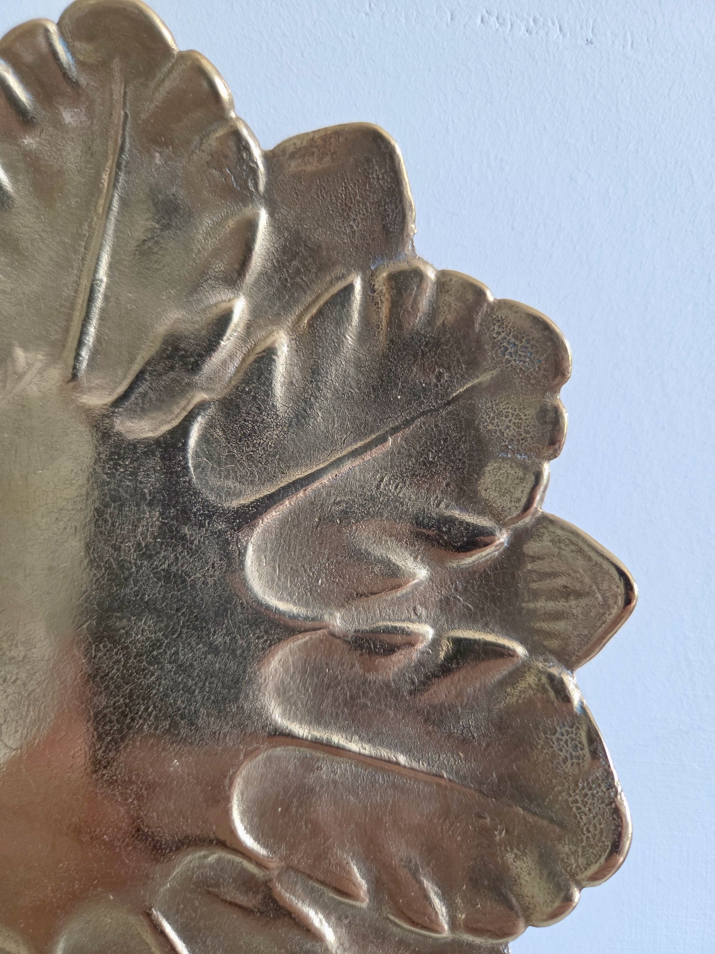 Brass Leaf Plate