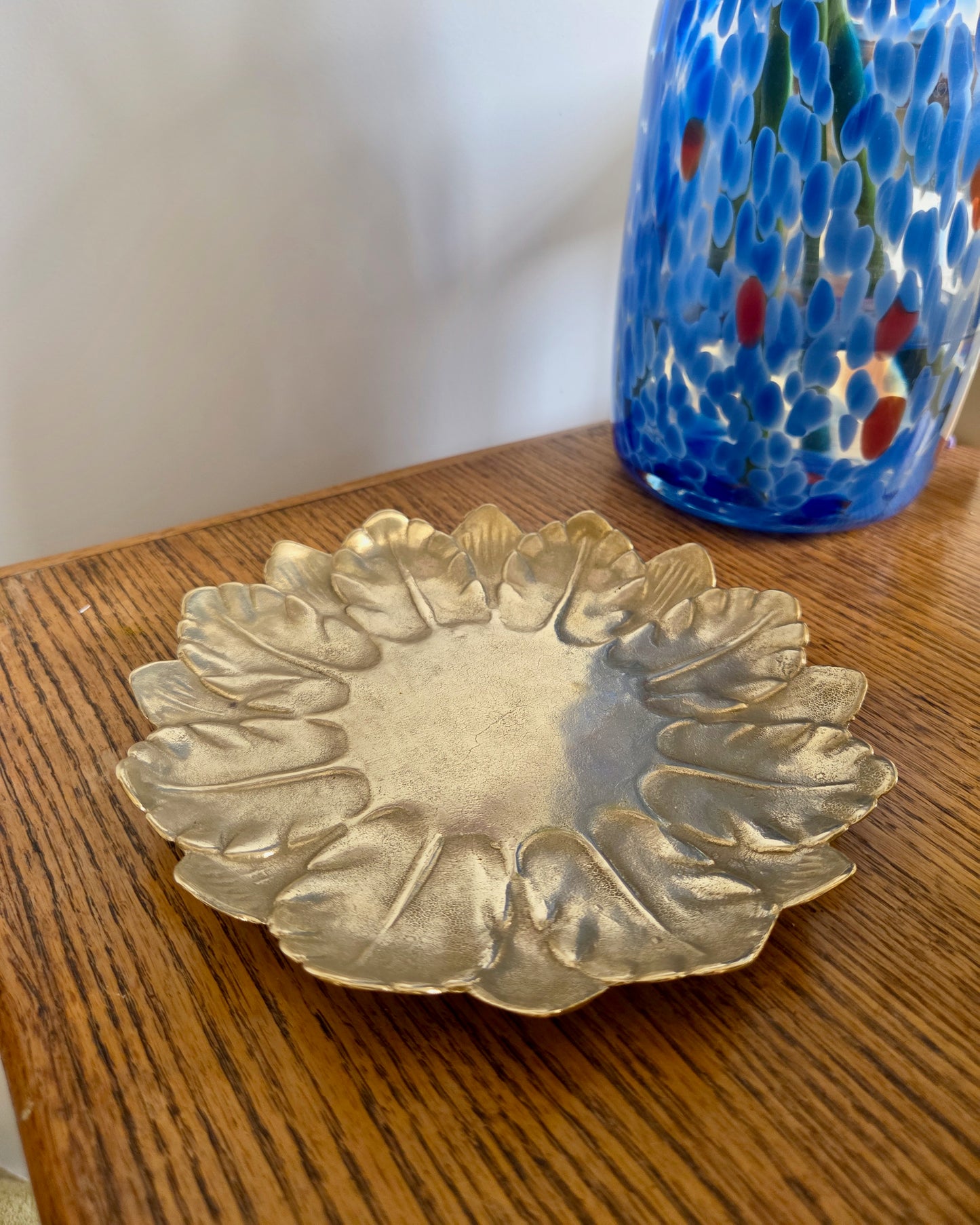 Brass Leaf Plate