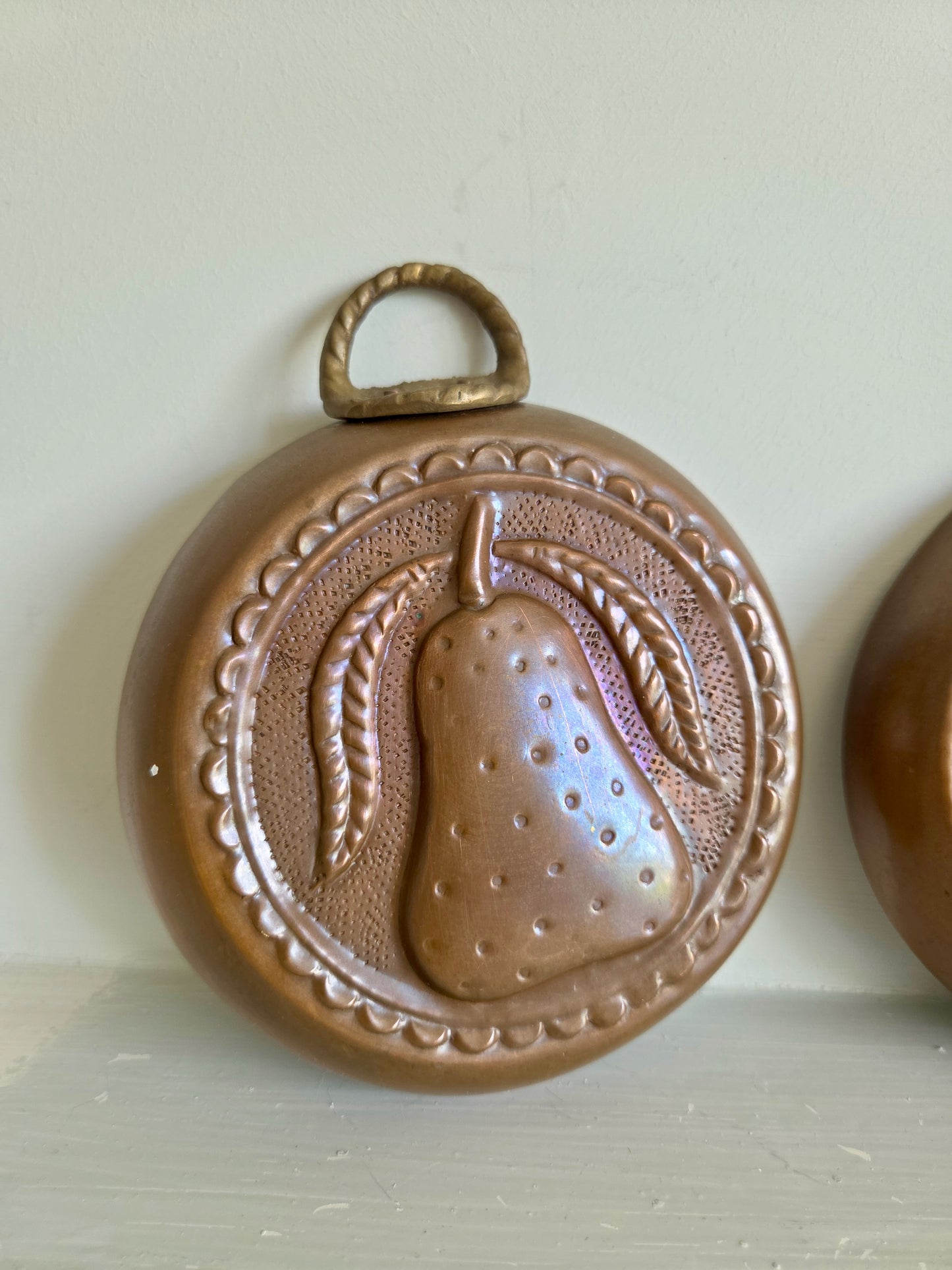 Copper Mould Pear Wall Hanging