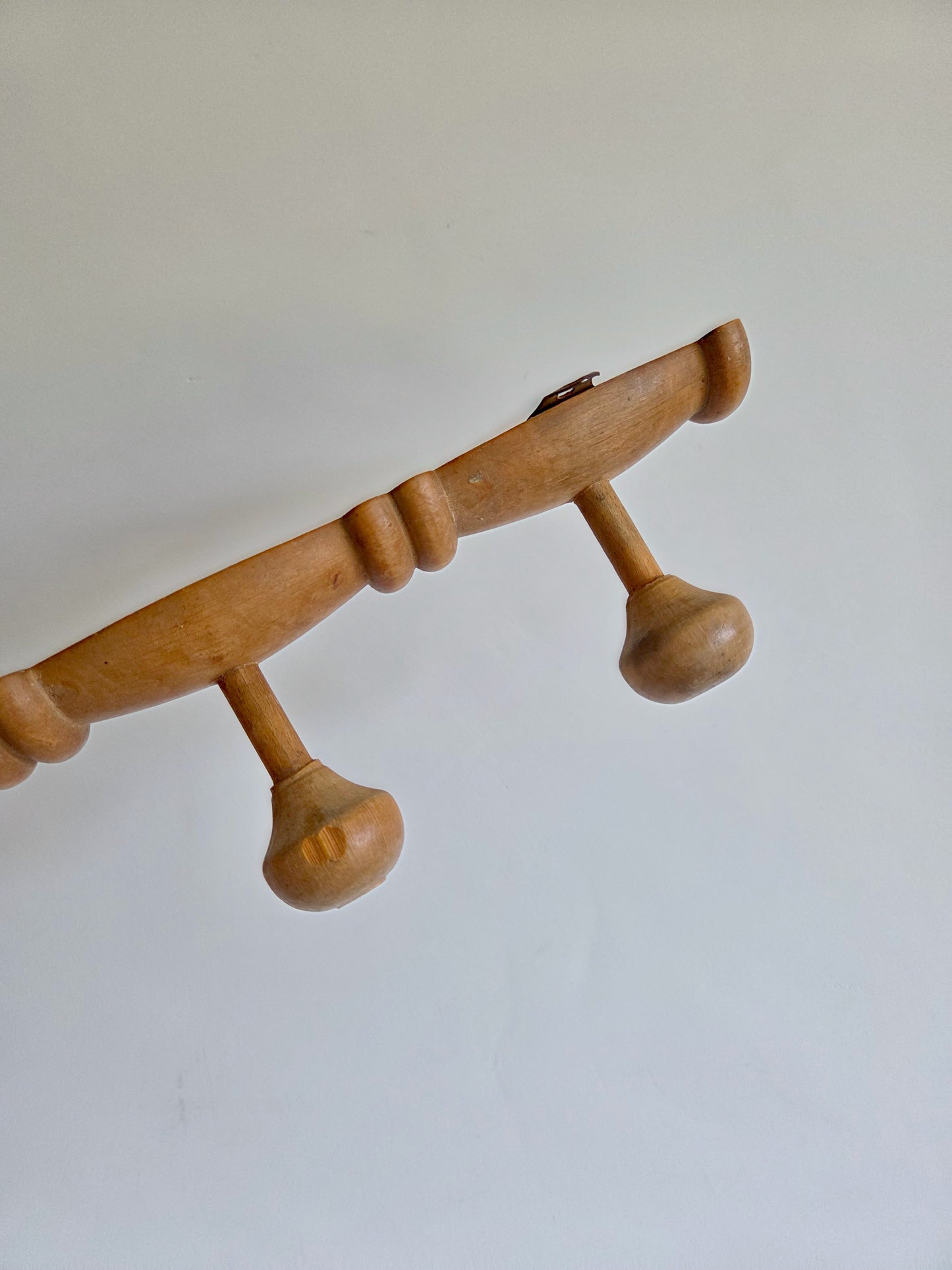 Vintage Wooden Coat Hooks