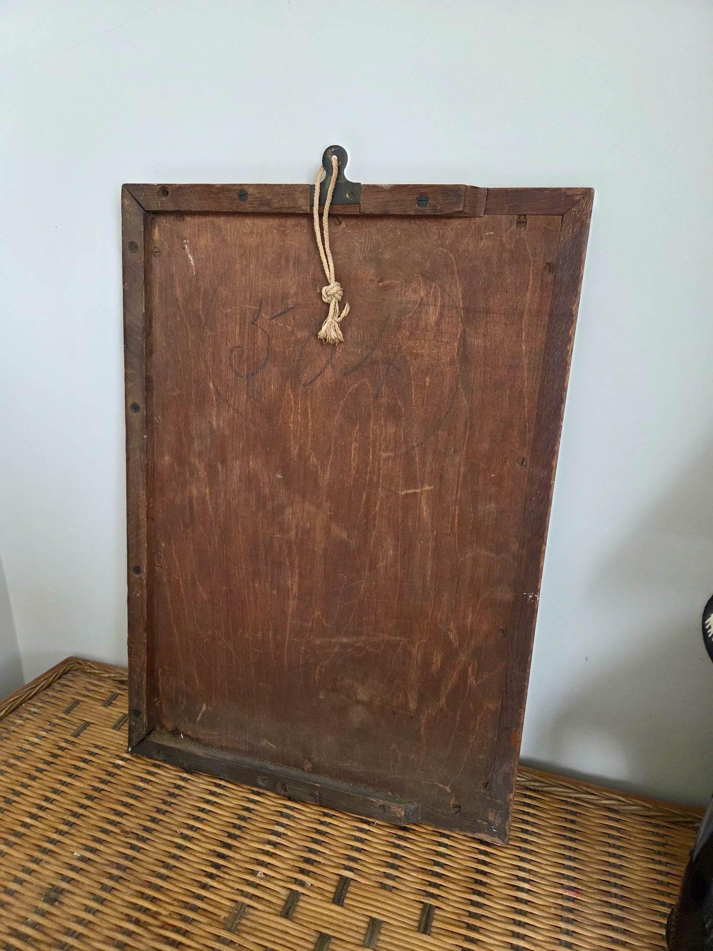 Classic Vintage Oak Mirror