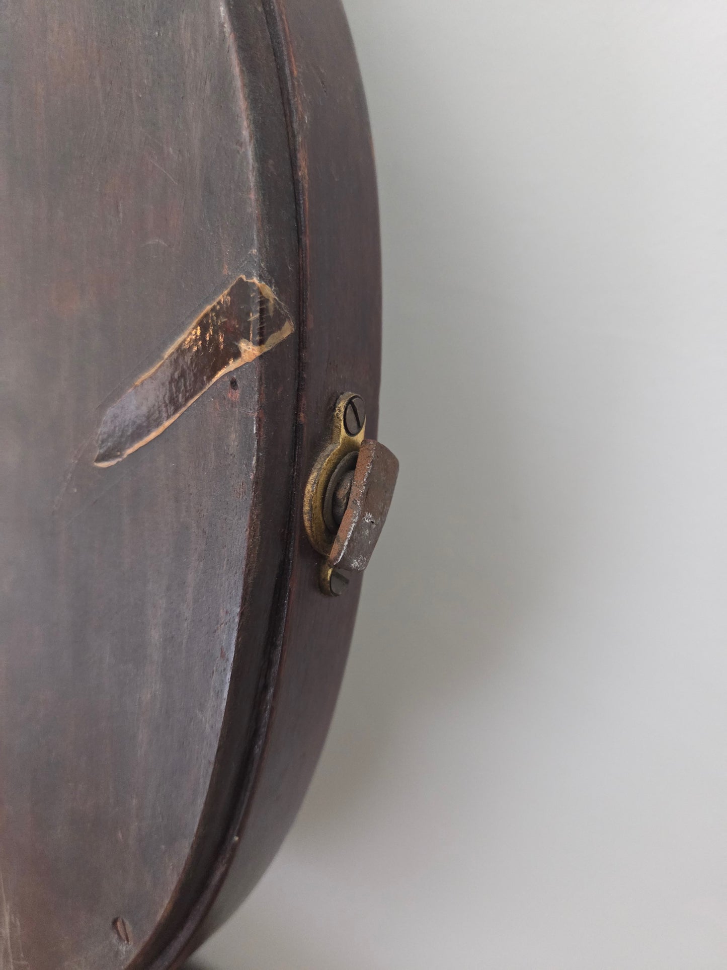 Antique 1930s Scallop Mirror
