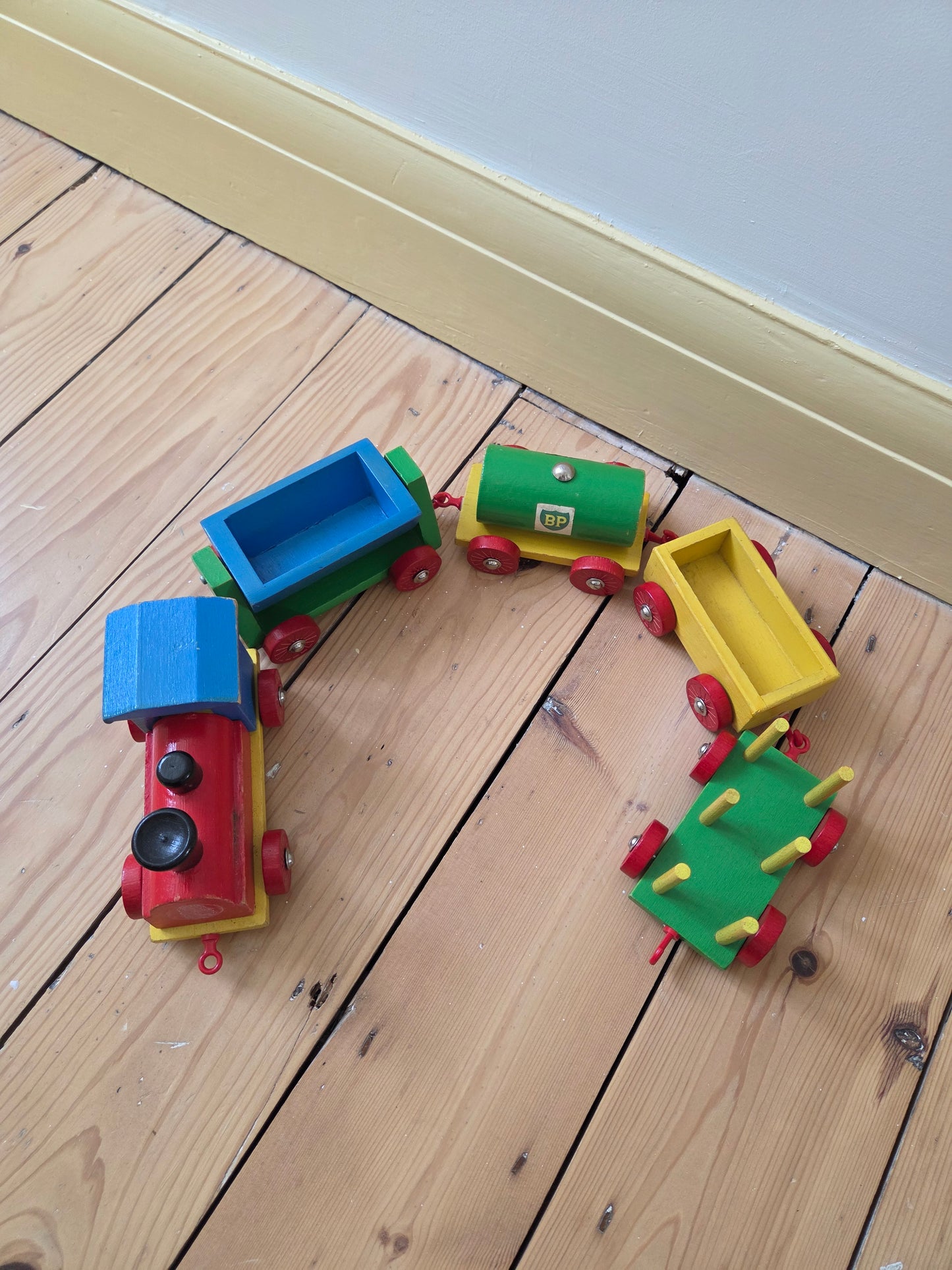 Vintage Colourful Train Set