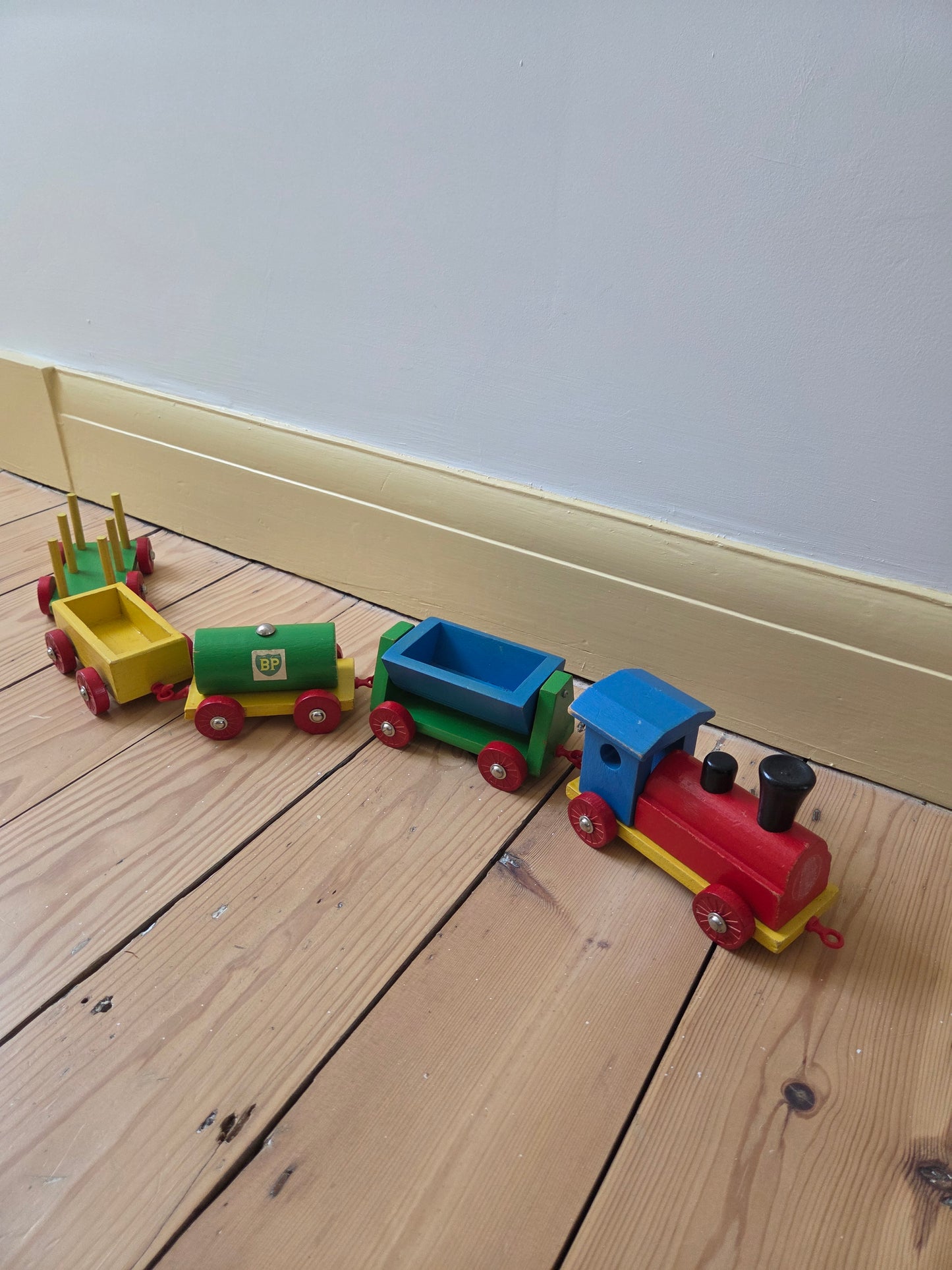 Vintage Colourful Train Set