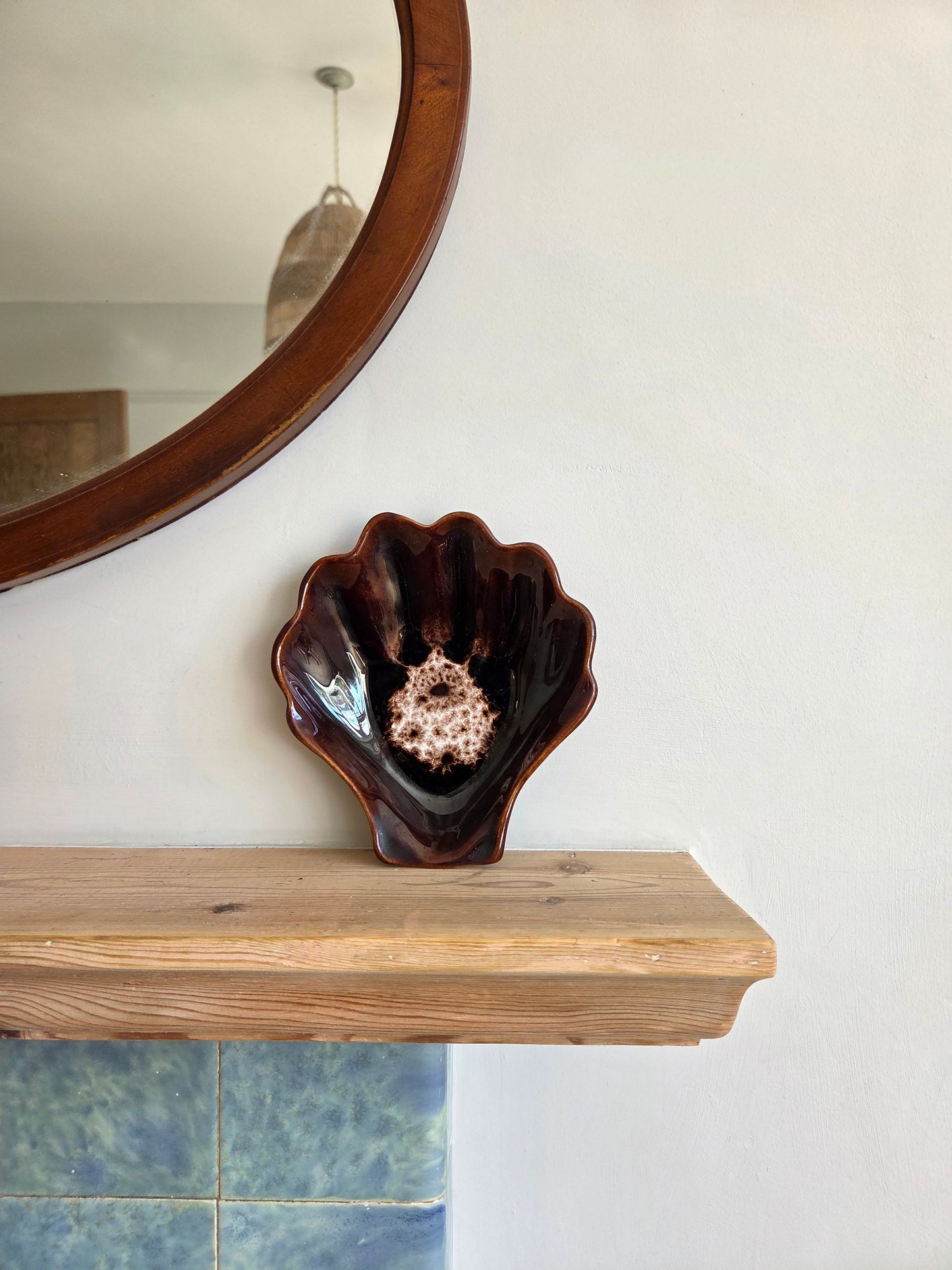A Pair of Vintage Shell Dishes
