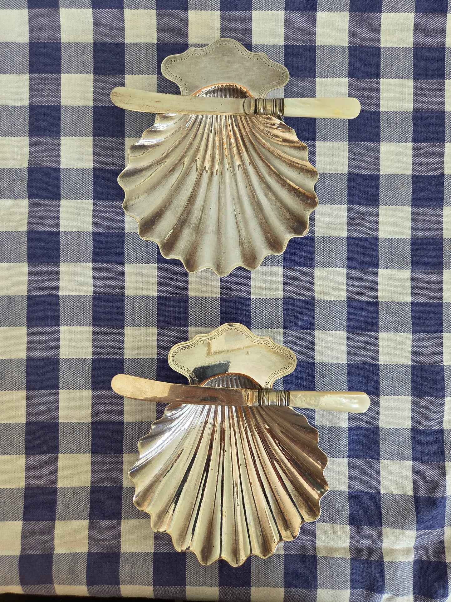 Silver Plated Shell Trinket Dish