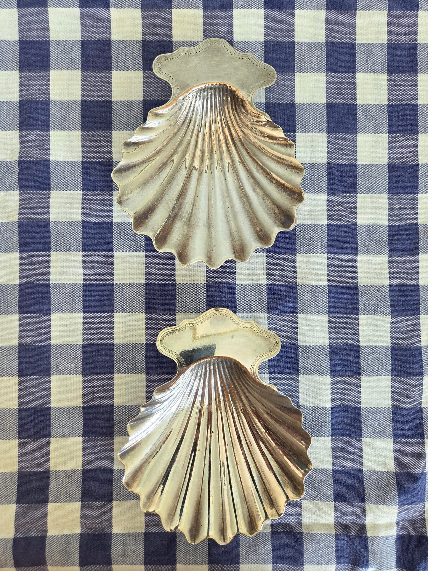 Silver Plated Shell Trinket Dish