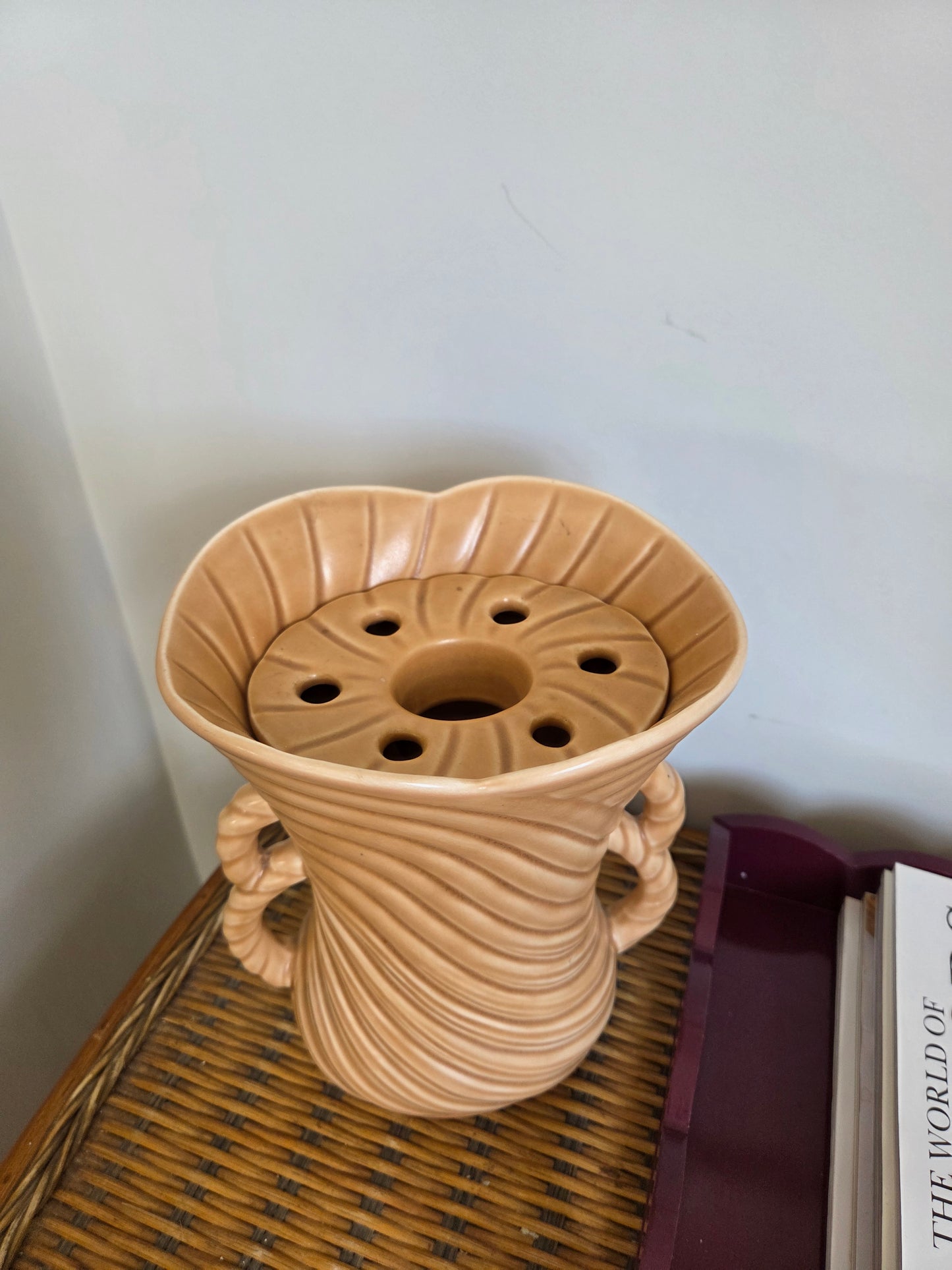 Vintage Rope Twist Vase