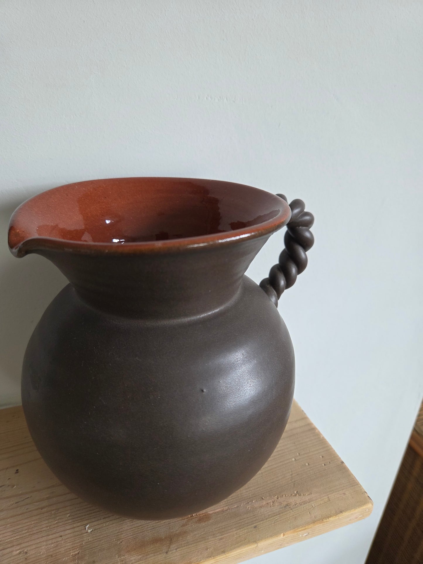 Vintage Twist Handle Jug