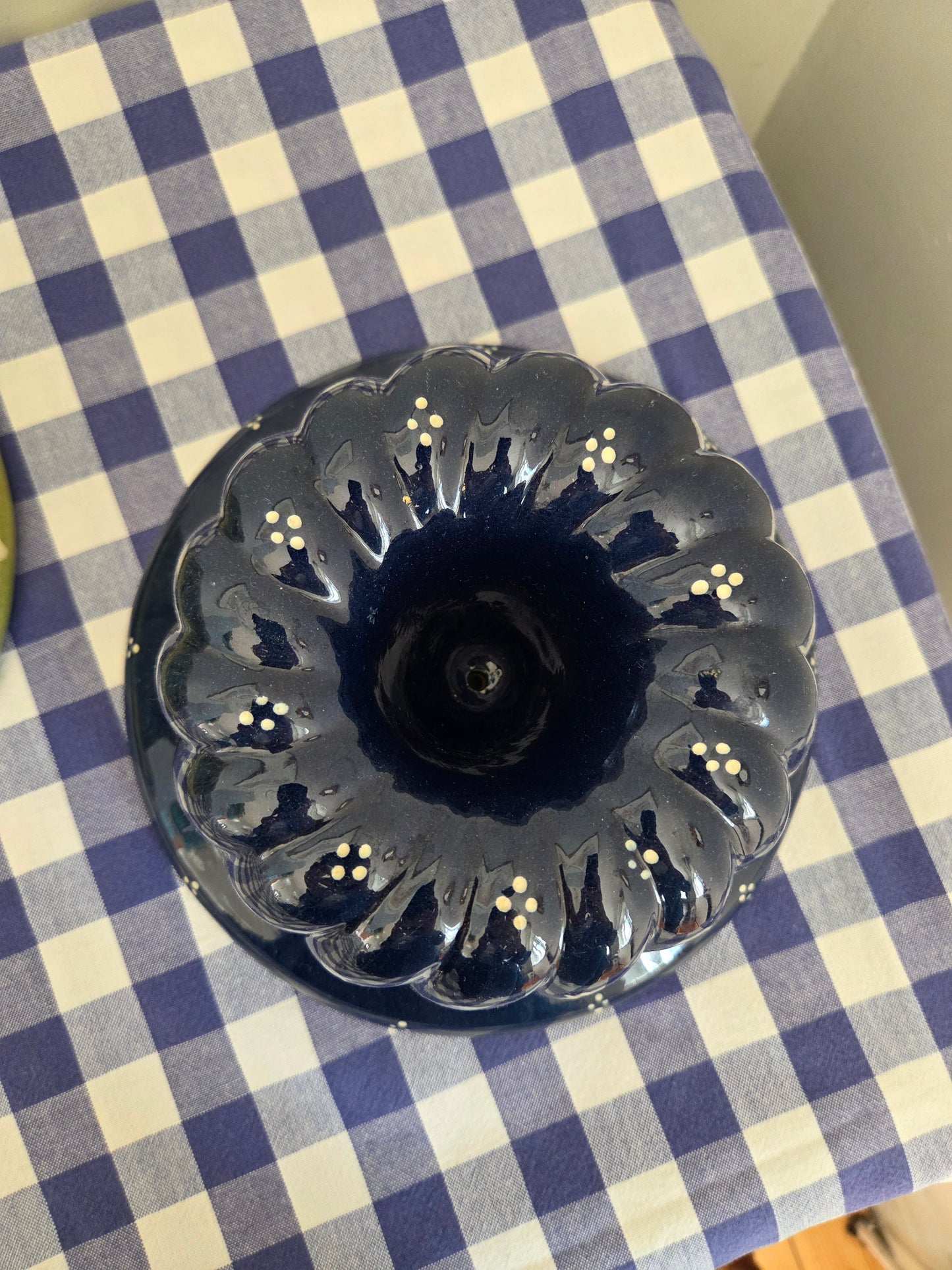 Large Vintage Blue Mould