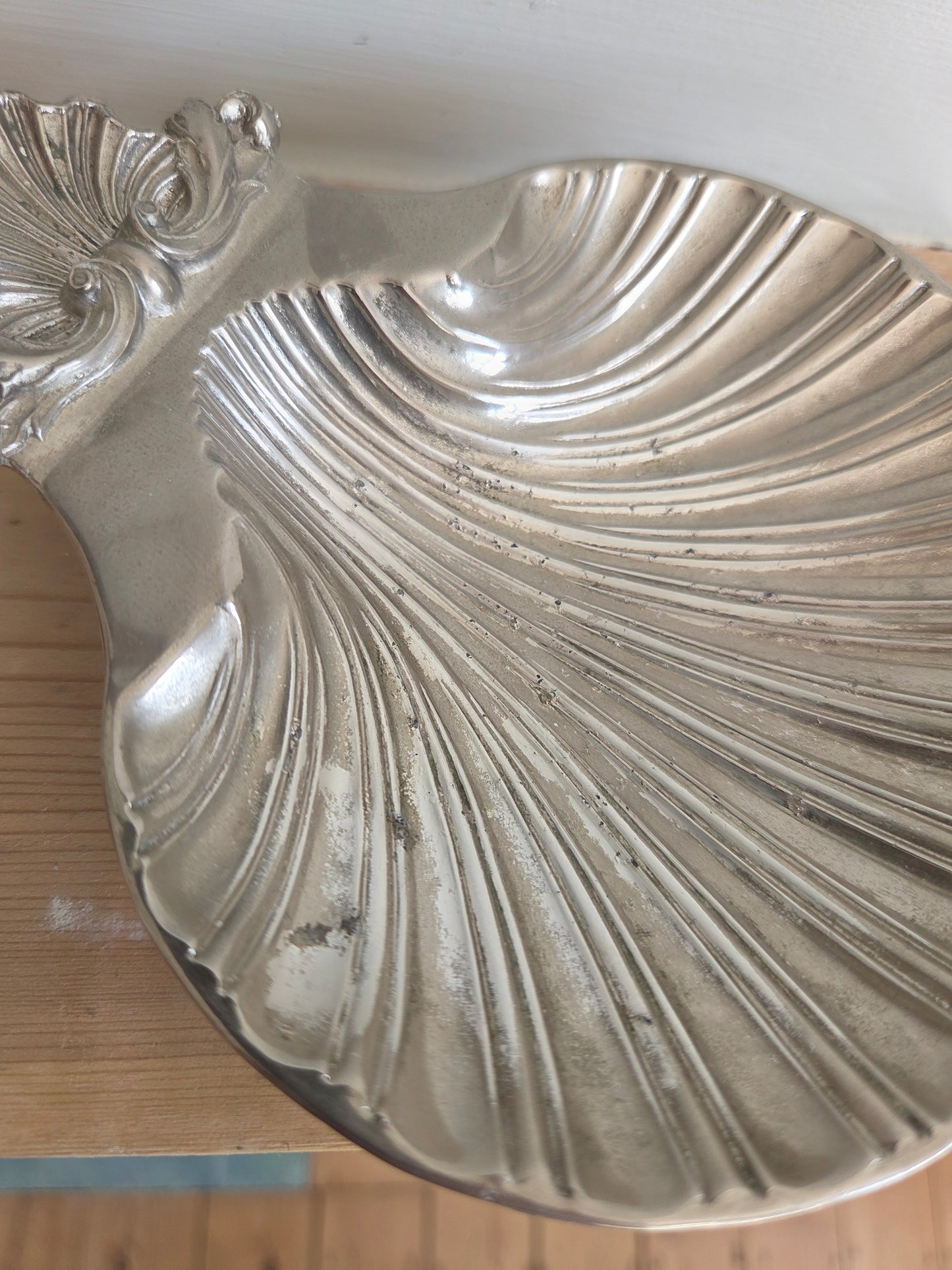 Silver Colour Shell Dish