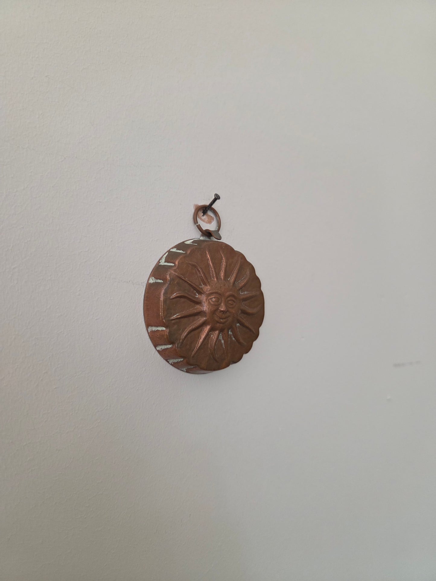 Vintage Copper Mould - Mini Sun