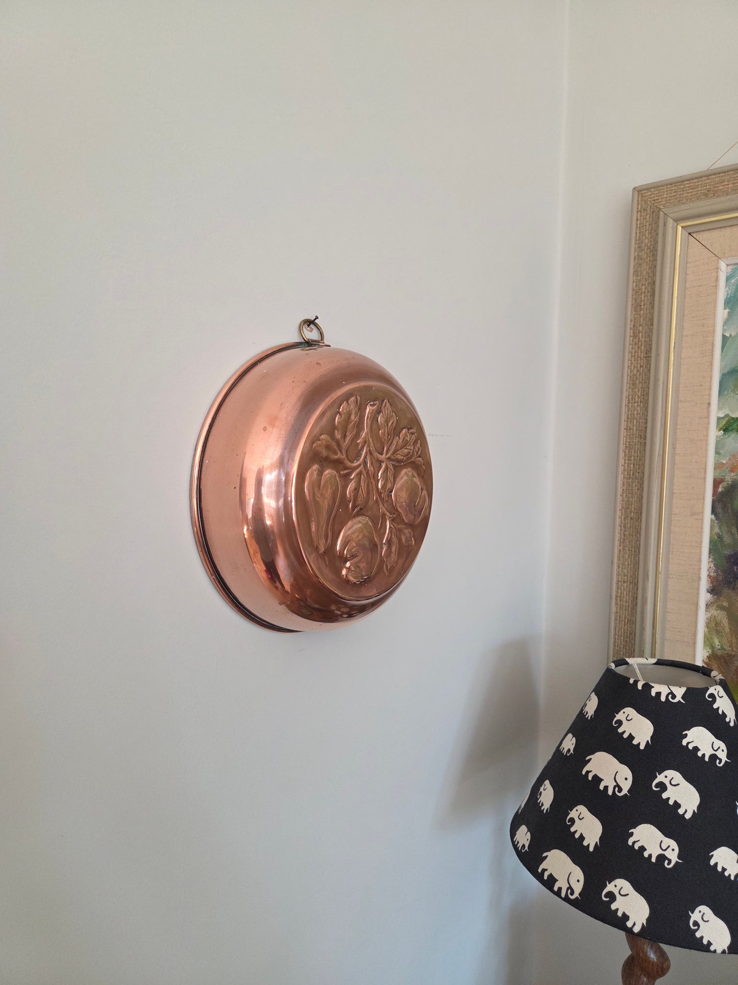 Vintage Copper Mould - Pear and Apples