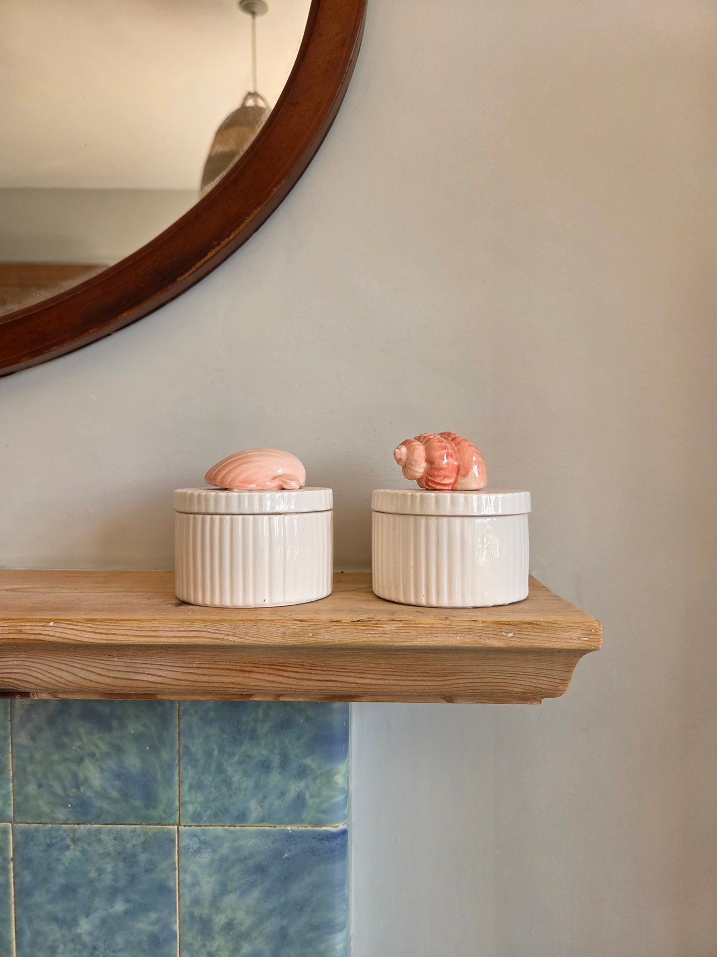 Fitz and Floyd Scallop Shell Pot