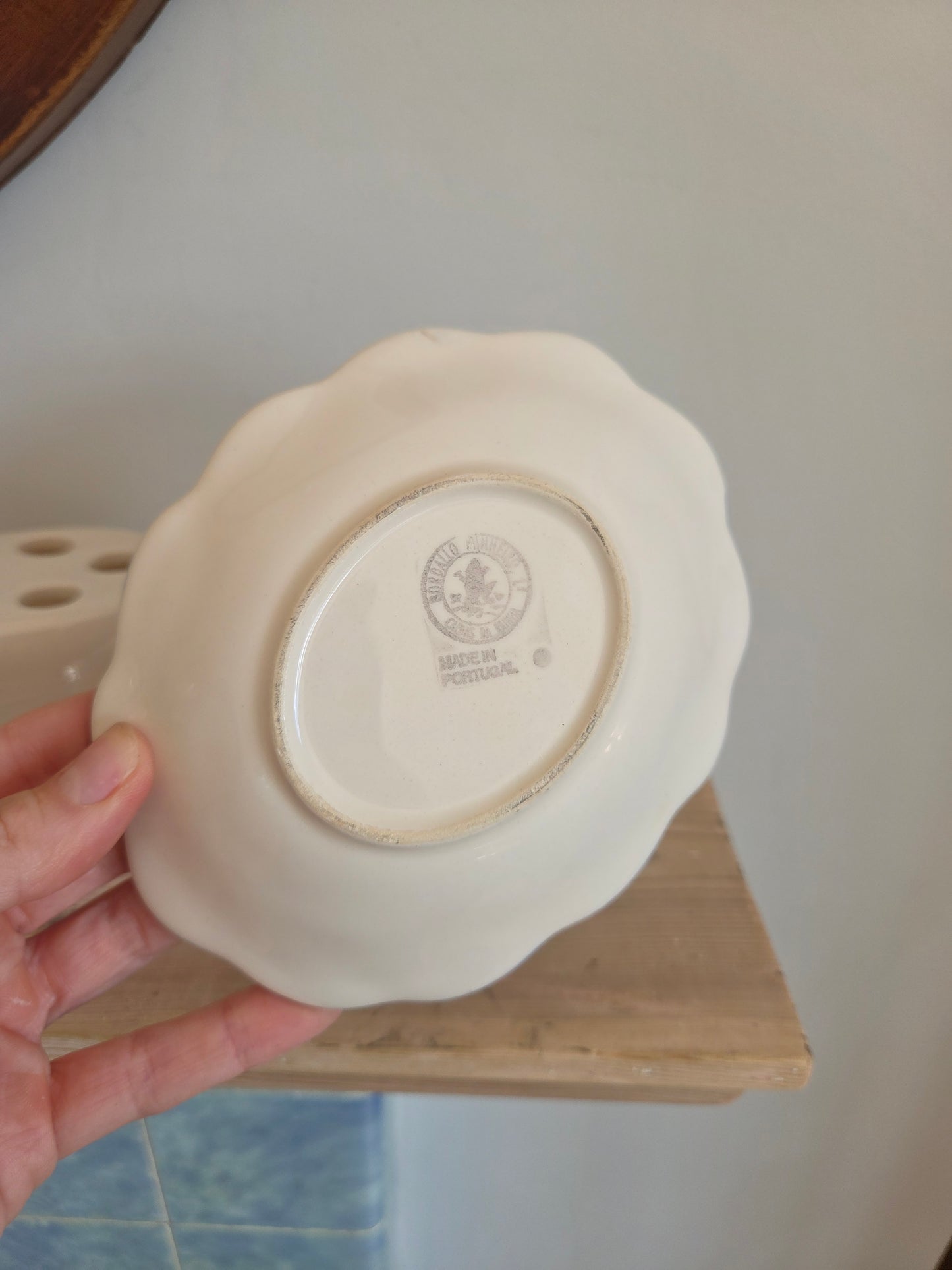 Portugese Majolica Soap Dish