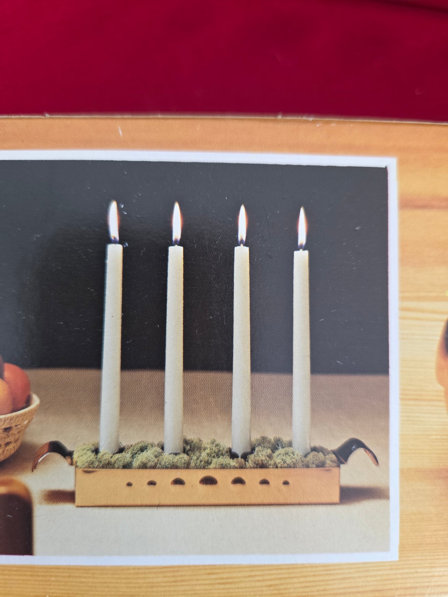 Vintage Swedish Advent Candle Holder