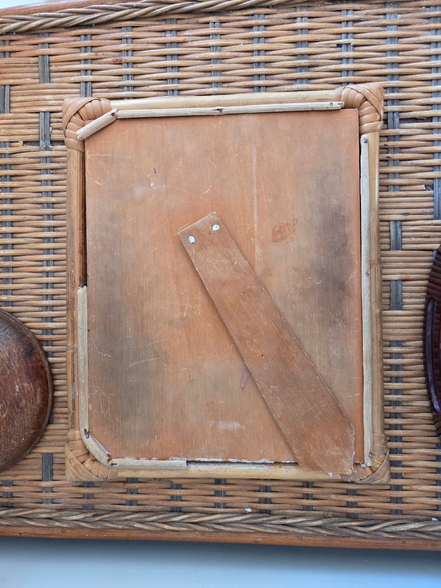 Small Bamboo Table Mirror