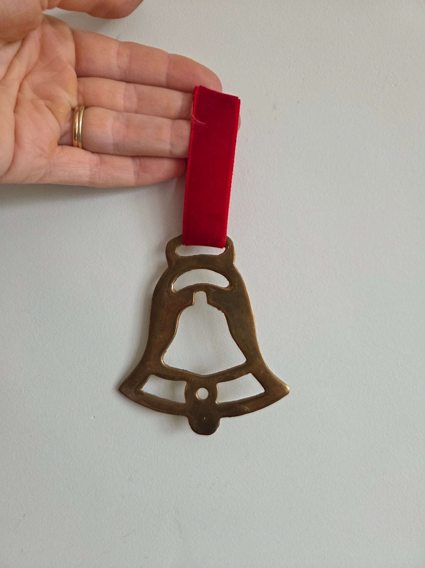Single Bell Brass Christmas Decoration