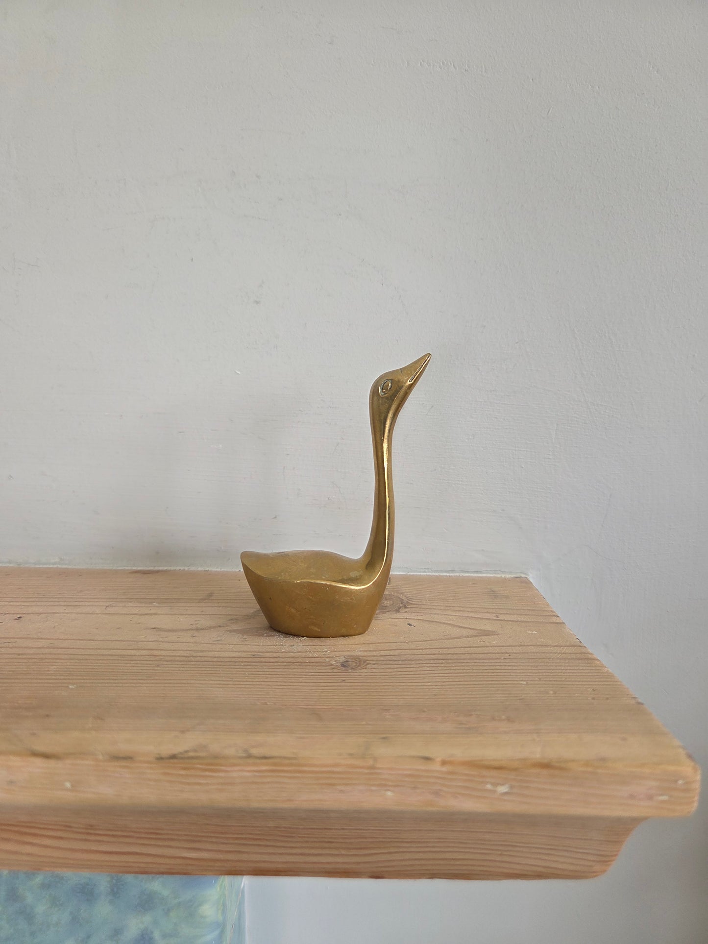 Brass Swan Ring Holder