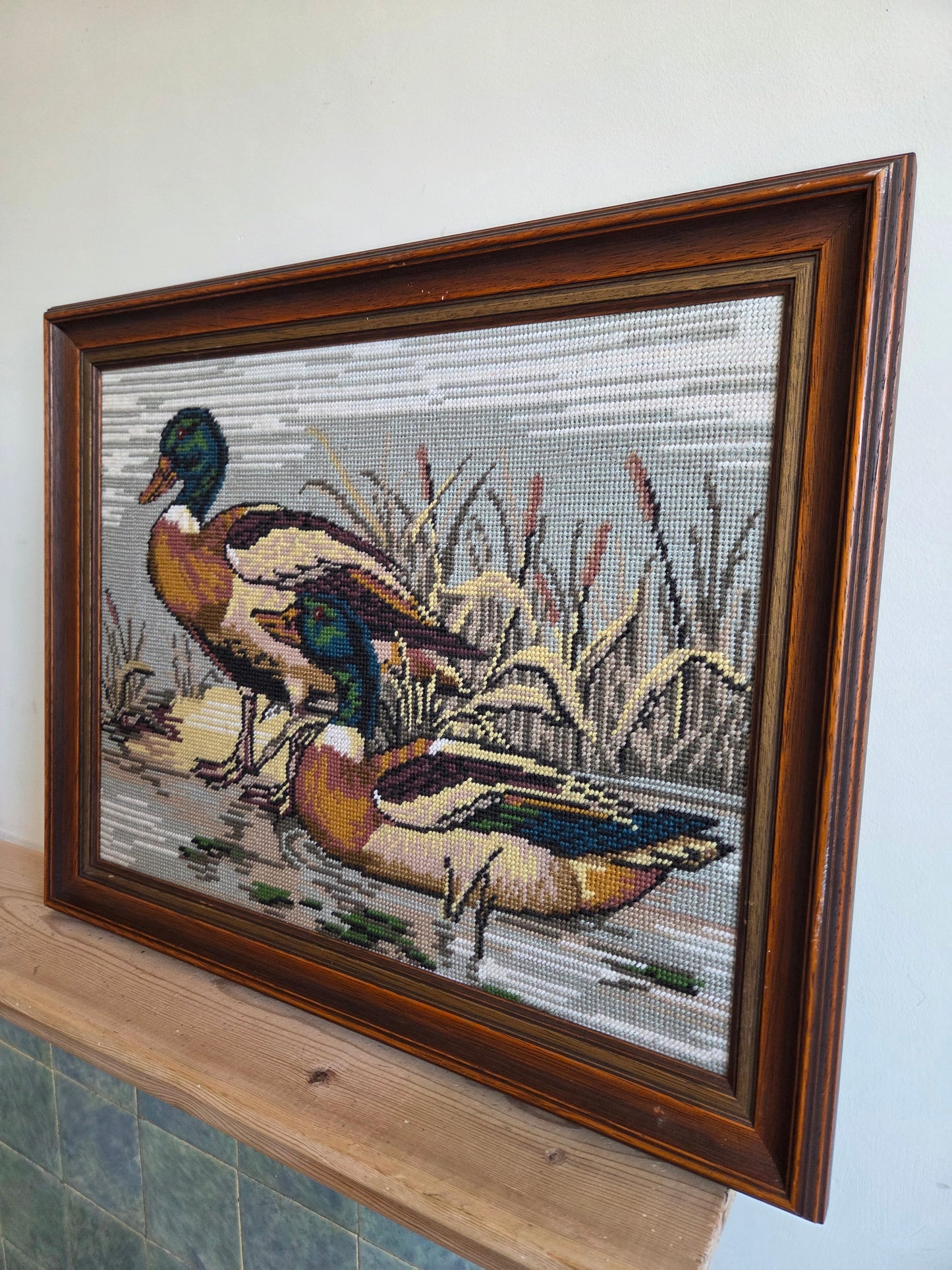 Vintage Tapestry of Ducks