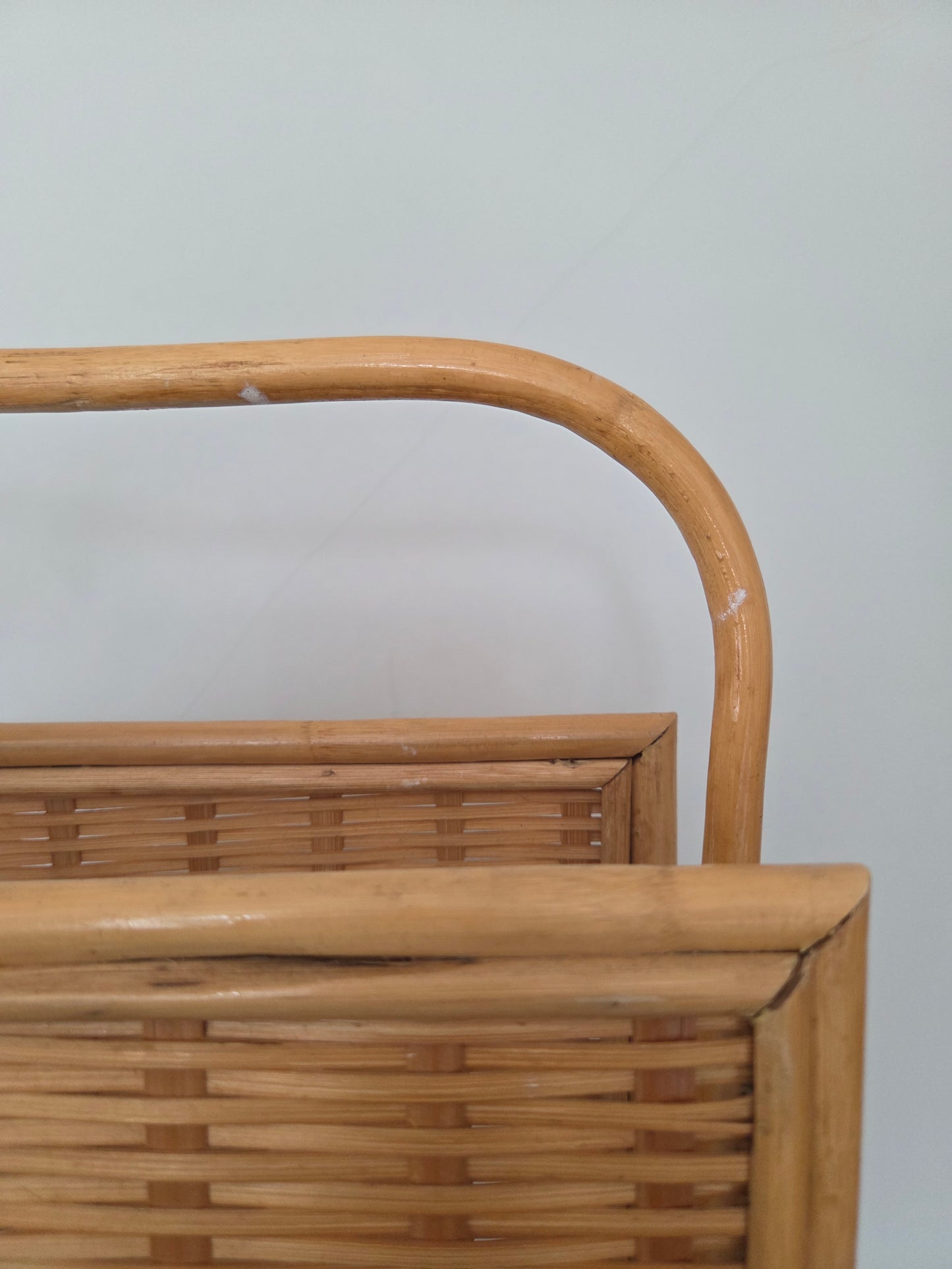 Bamboo and Rattan Magazine Rack