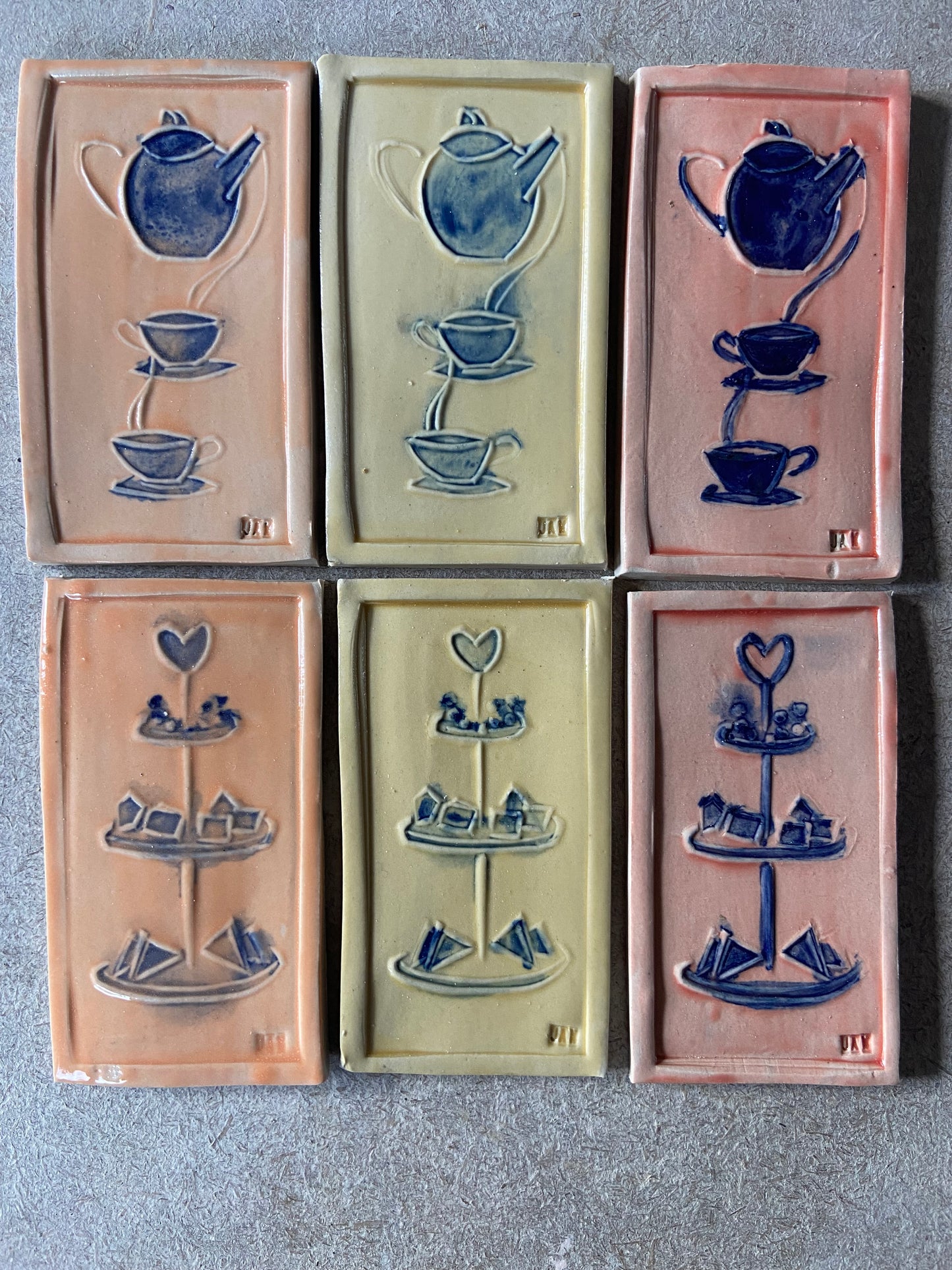 Tea For Two Red by Jaw Ceramics