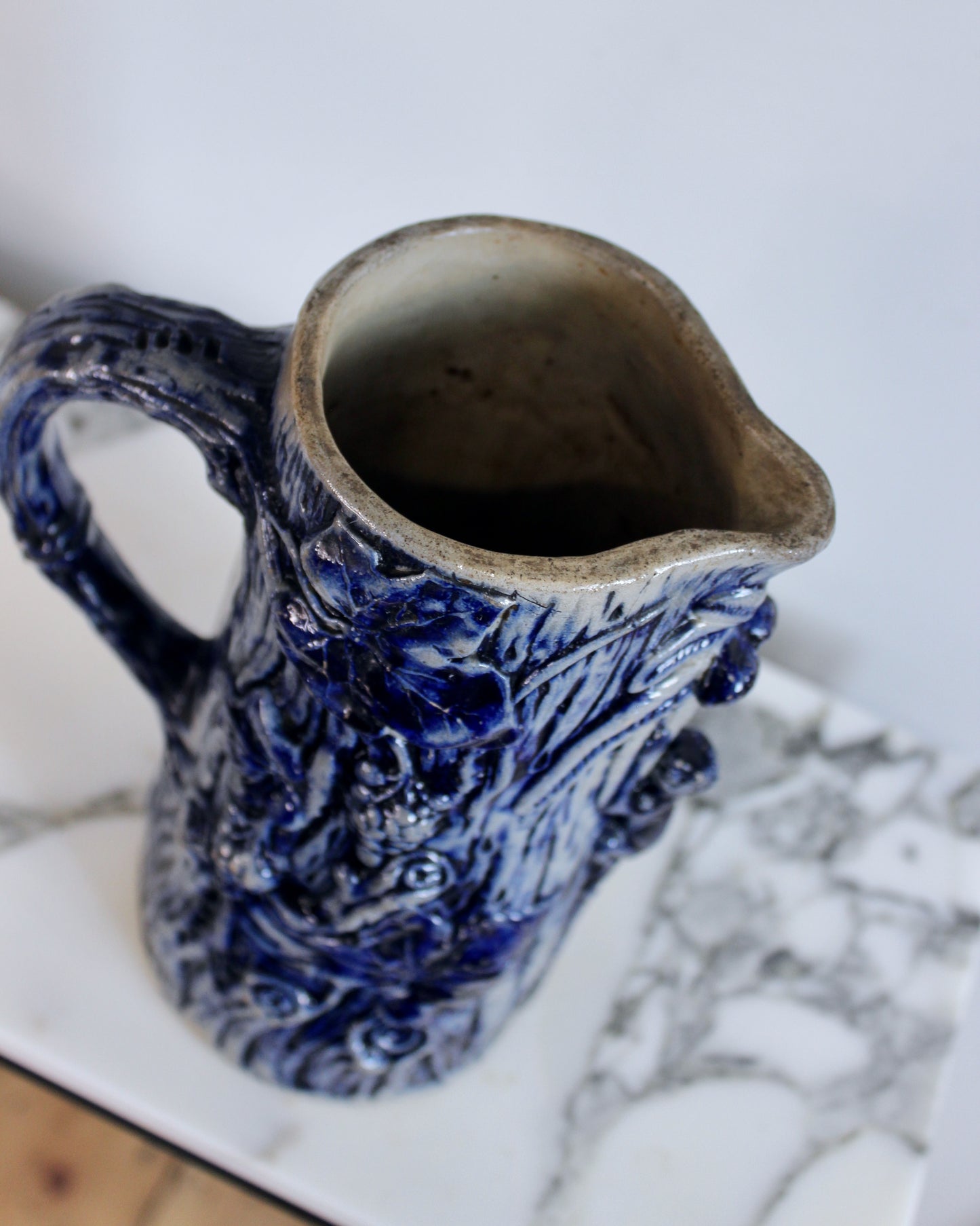 German Salt Glazed Monkey Jug