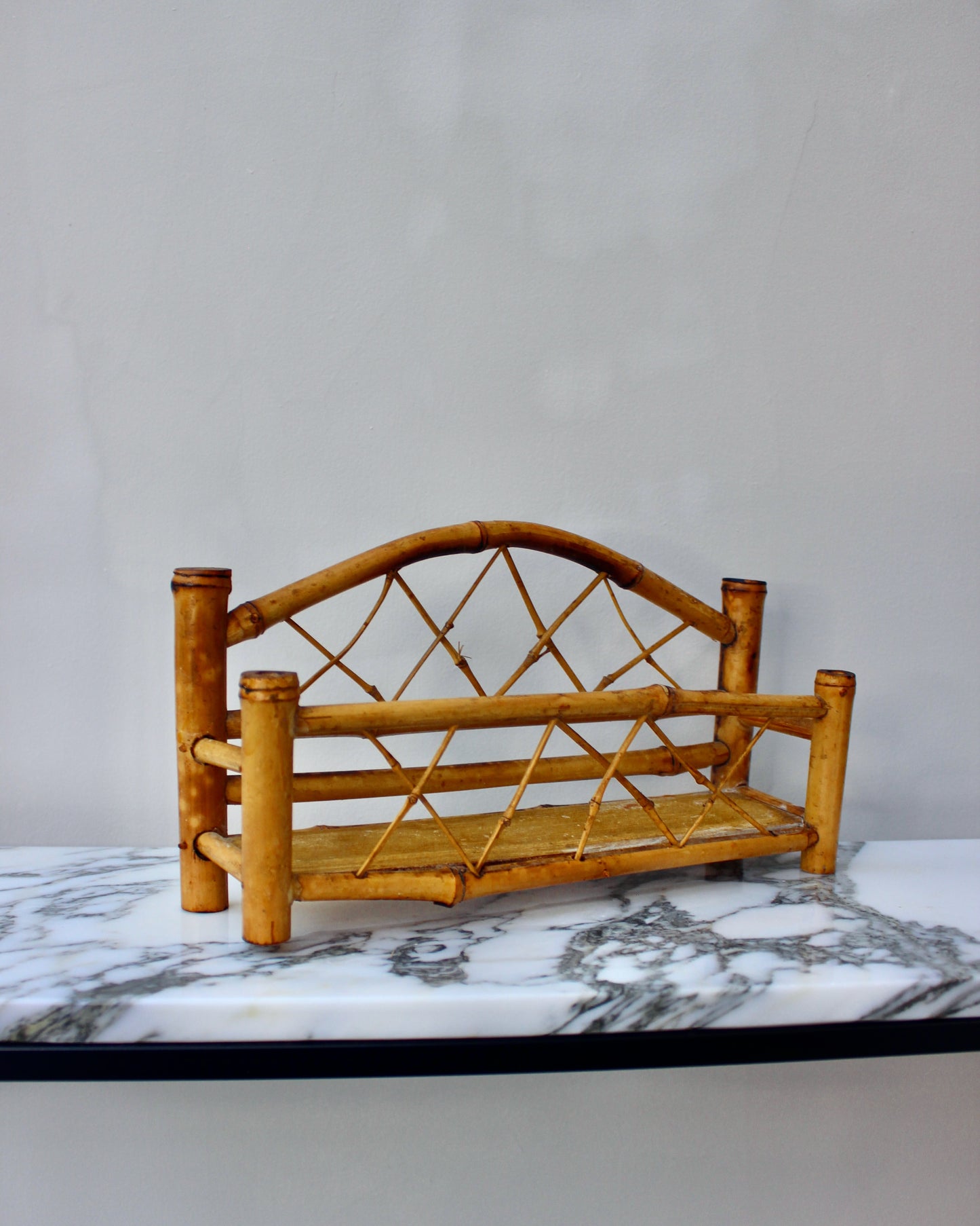 Vintage Bamboo Shelf Rack