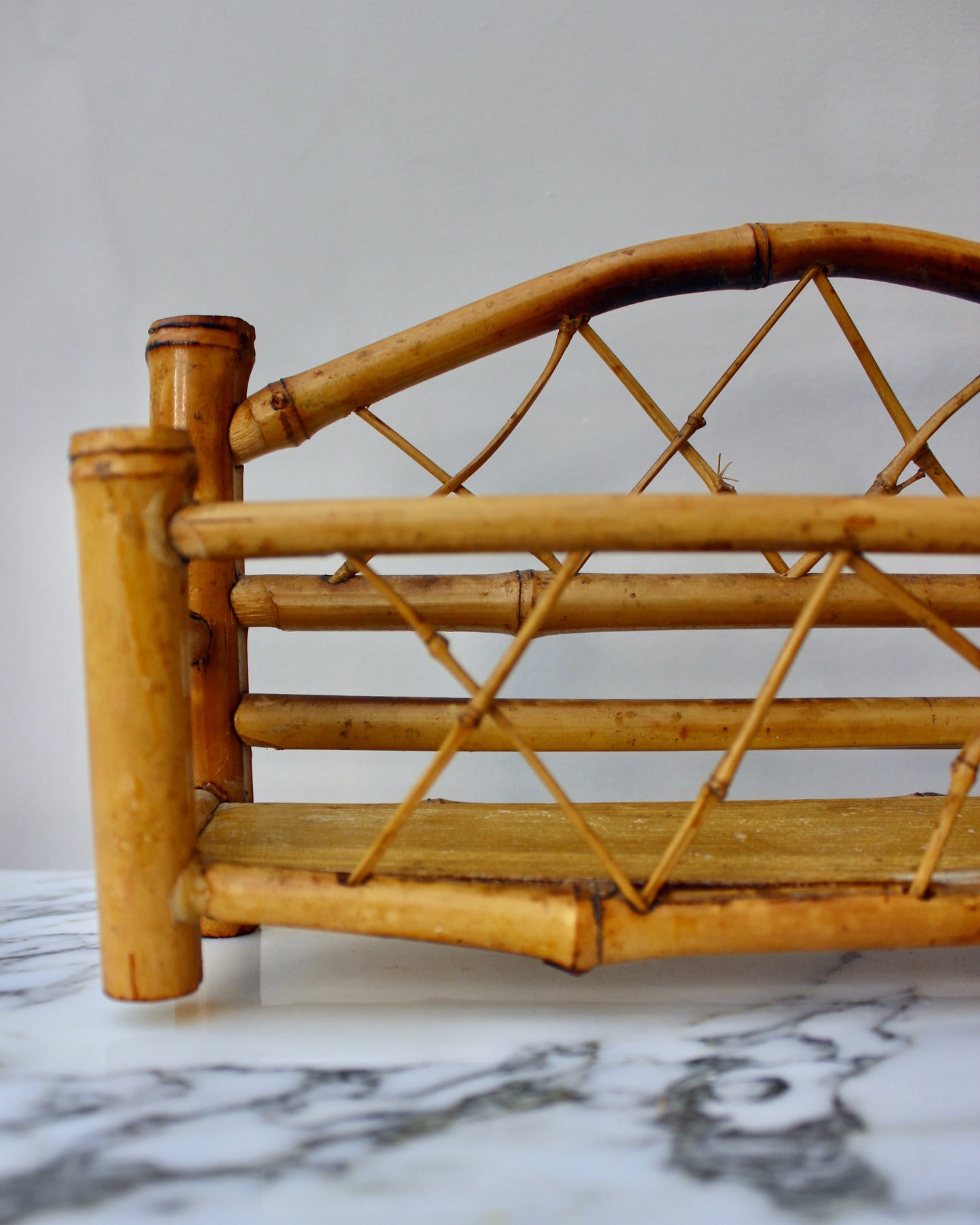Vintage Bamboo Shelf Rack