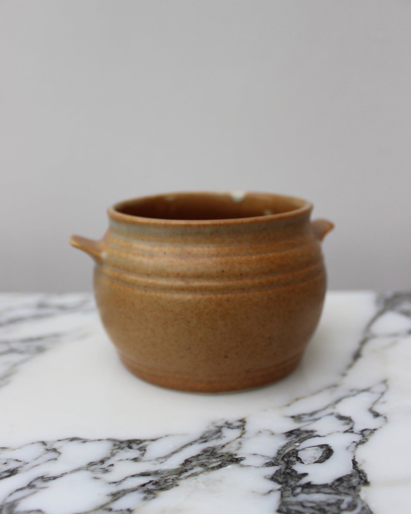 A Trio of Stoneware Pots