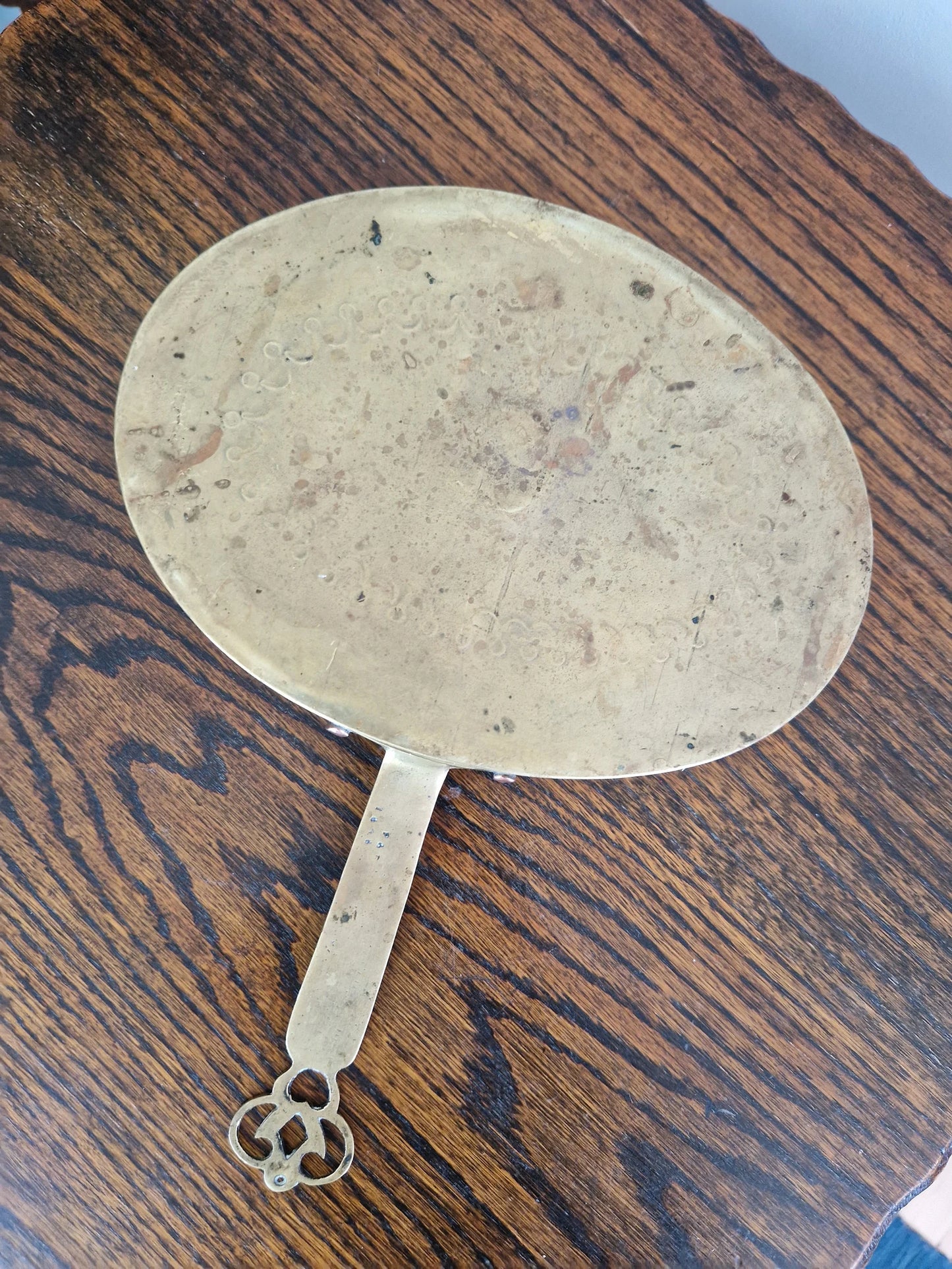 Antique Brass Scandinavian Style Candlestick