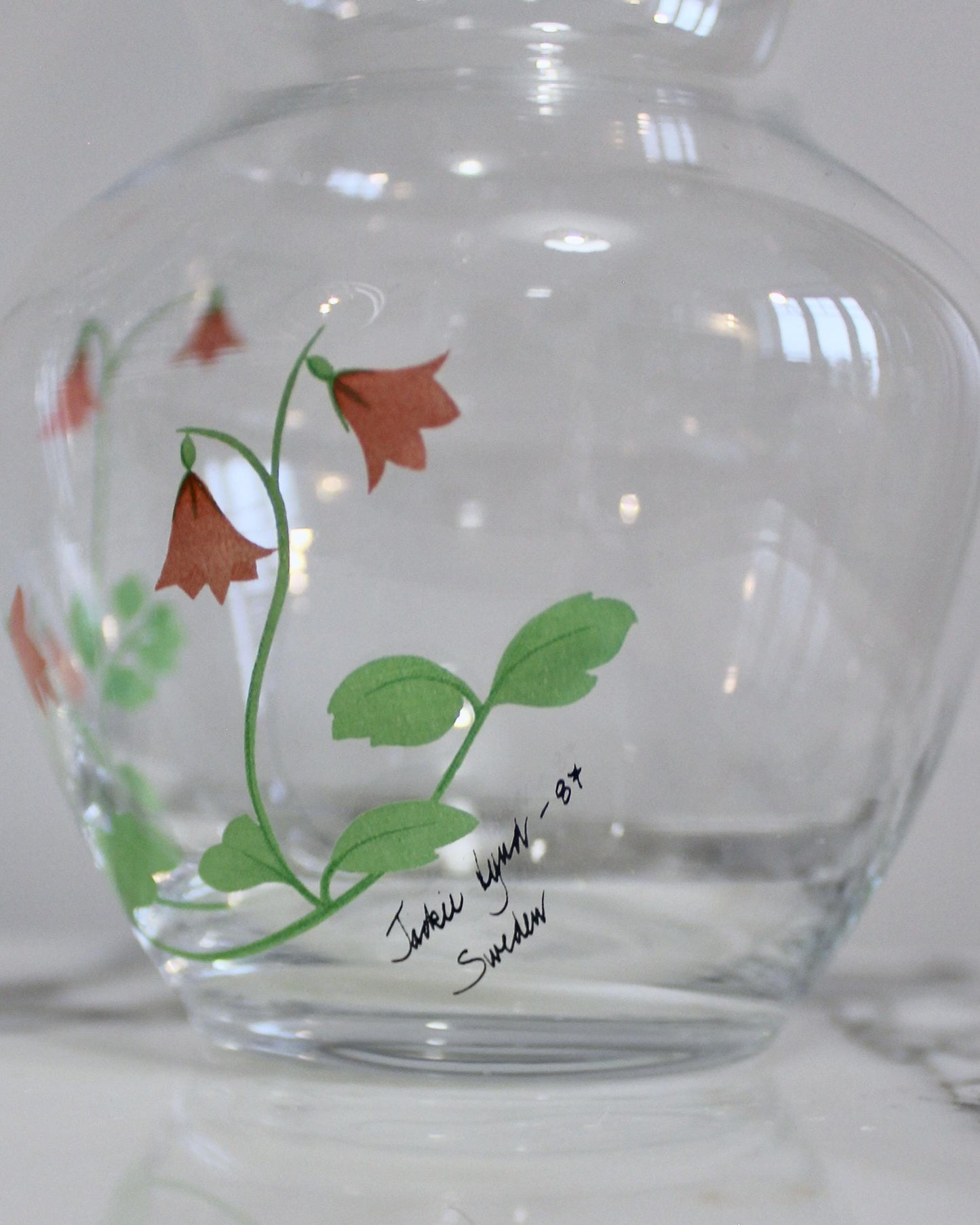 Kosta Boda Sweden Linnea Vase and Pot with Lid