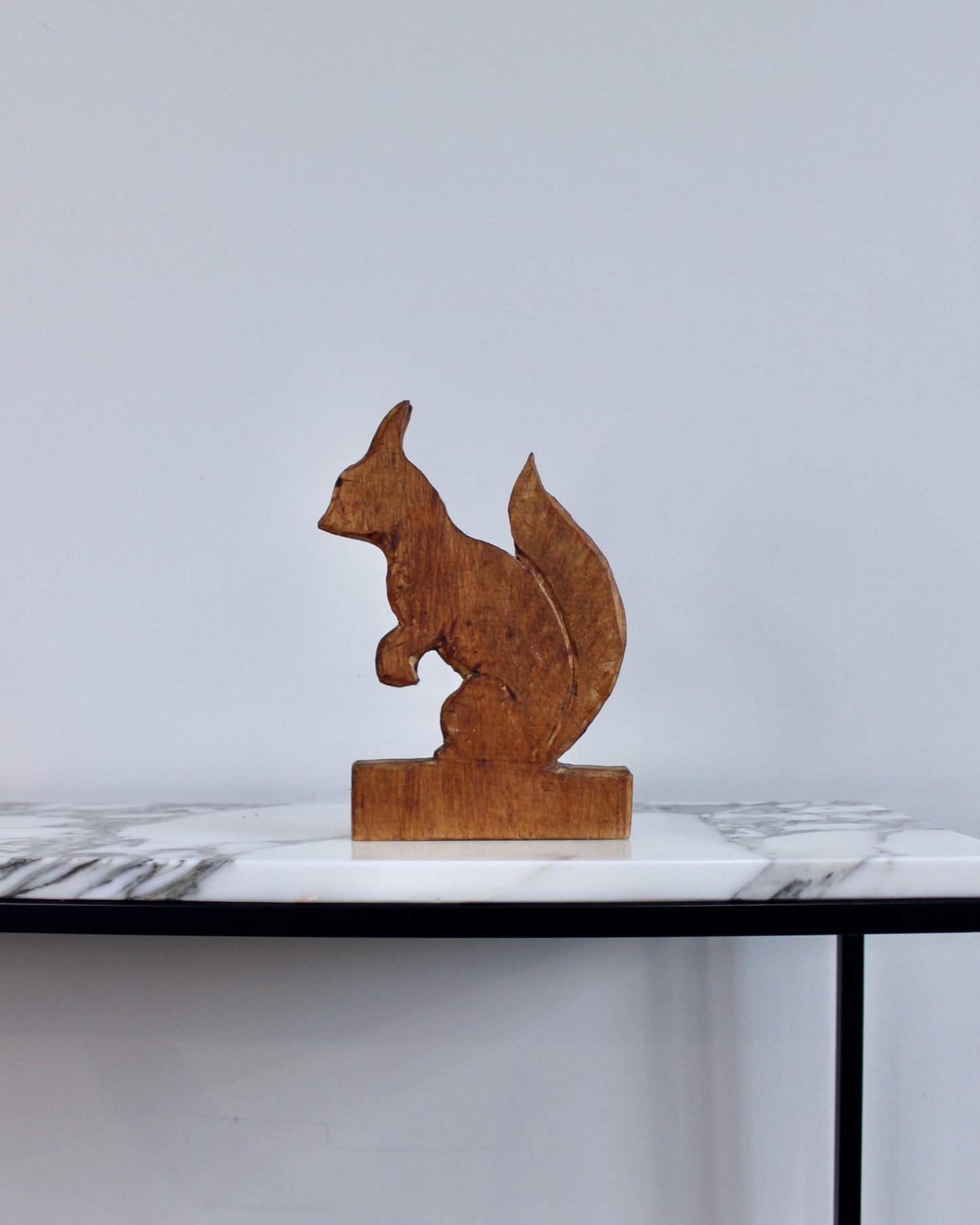 Hand Carved Squirrel Nursery Decor