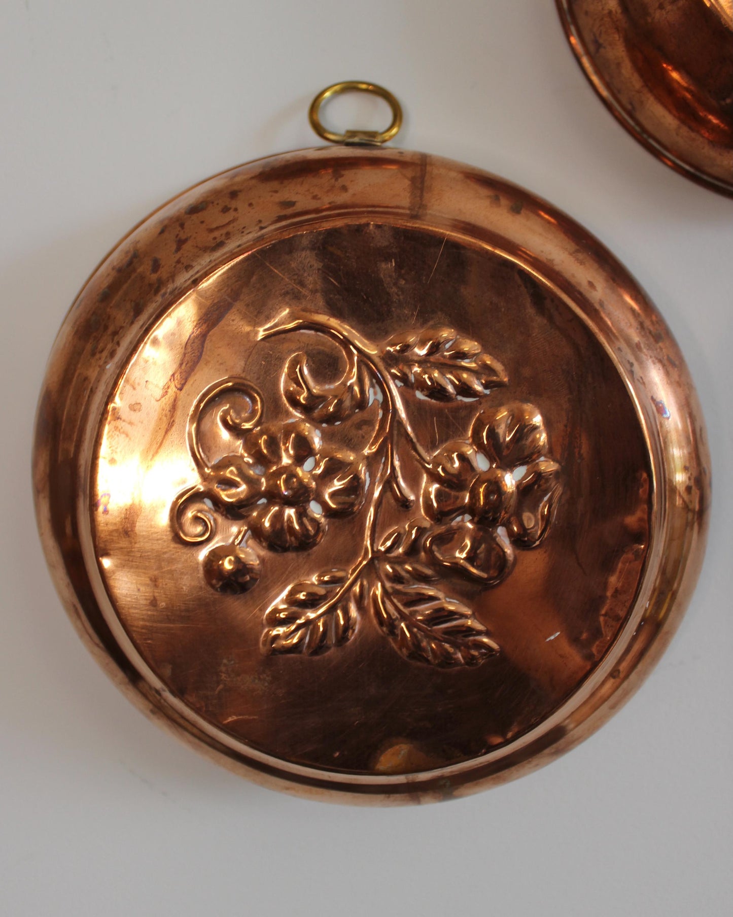 Set of Four Vintage Swedish Copper Moulds
