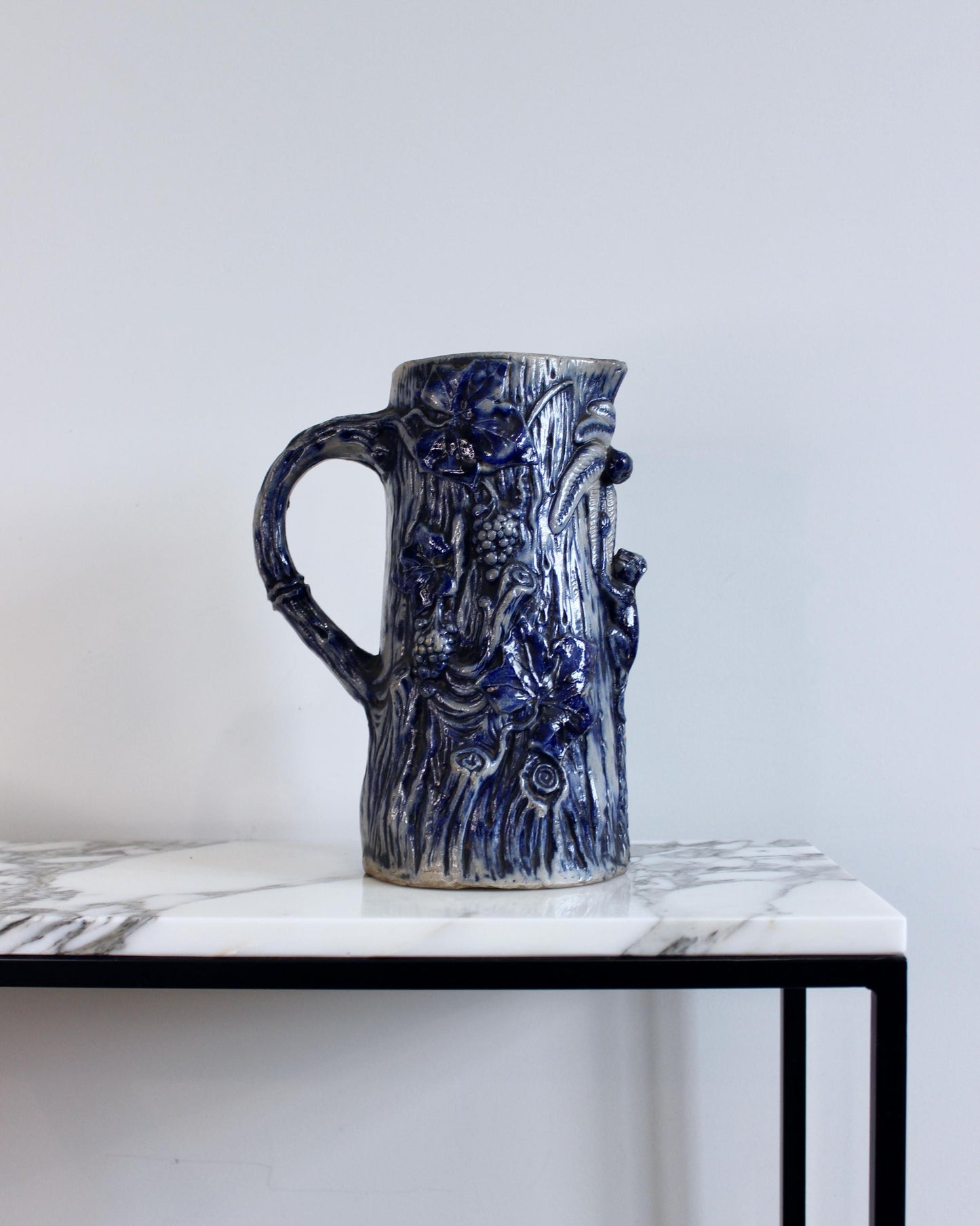 German Salt Glazed Monkey Jug