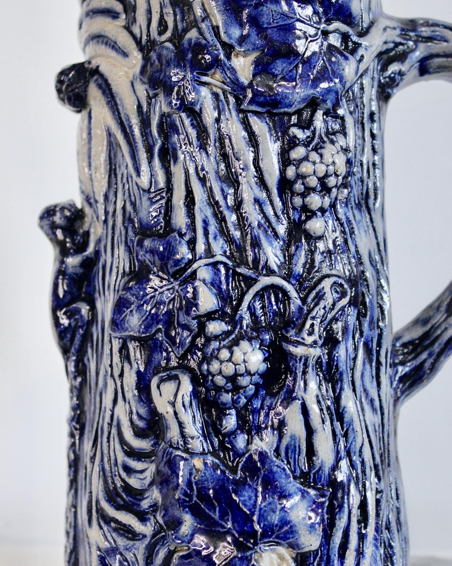 German Salt Glazed Monkey Jug