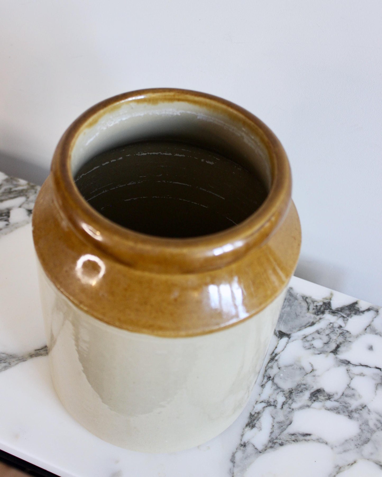 Large Vintage Stoneware Jar