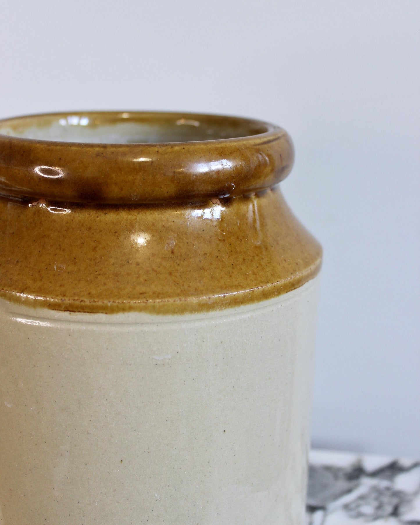 Large Vintage Stoneware Jar