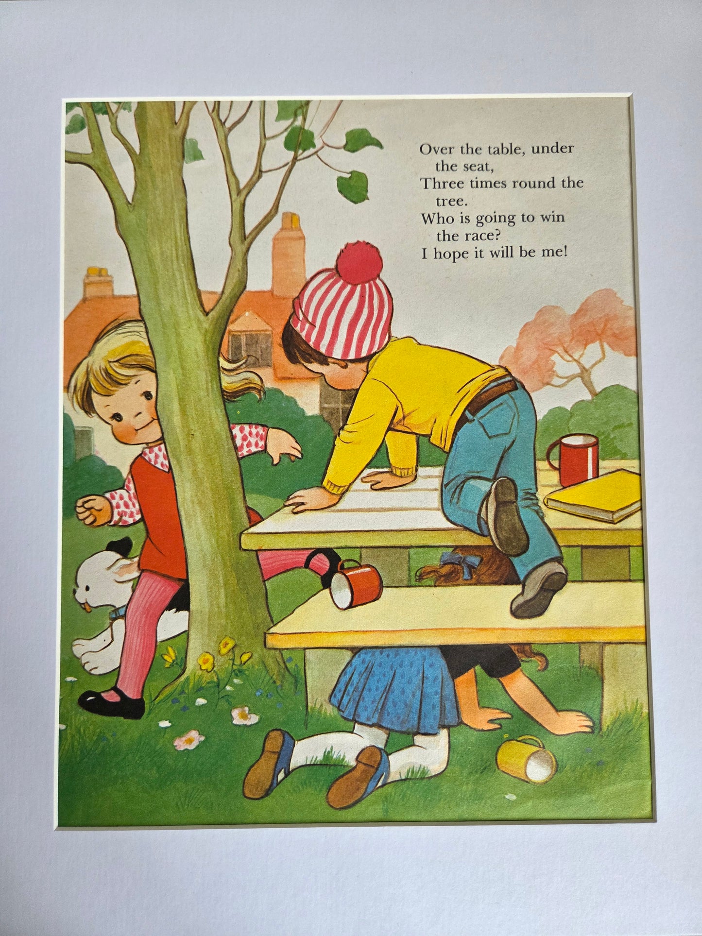 Framed Illustrations and Poems by Mabel Lucie Attwell, 1971